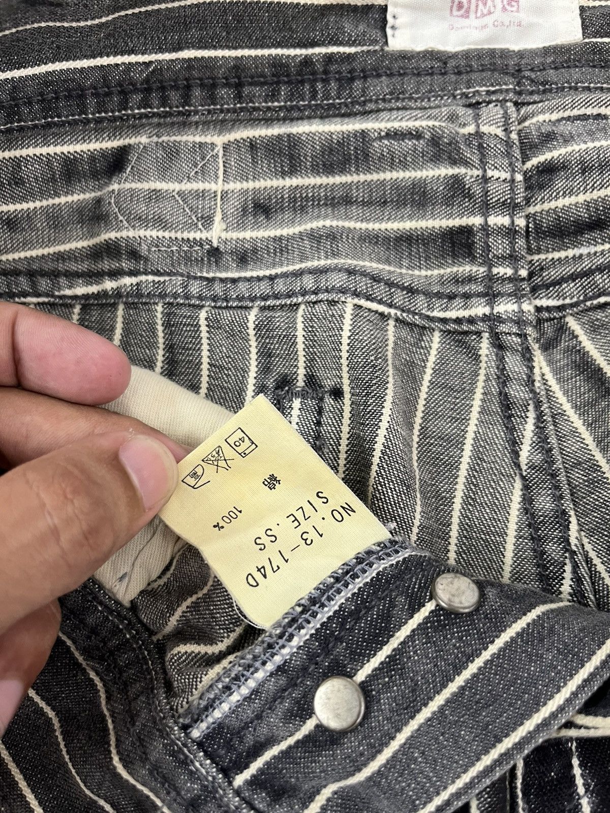 Japanese Brand Vintage DMG Domingo Buckle Back Prisoner Pant Size 27" / US 4 / IT 40 - 8 Thumbnail