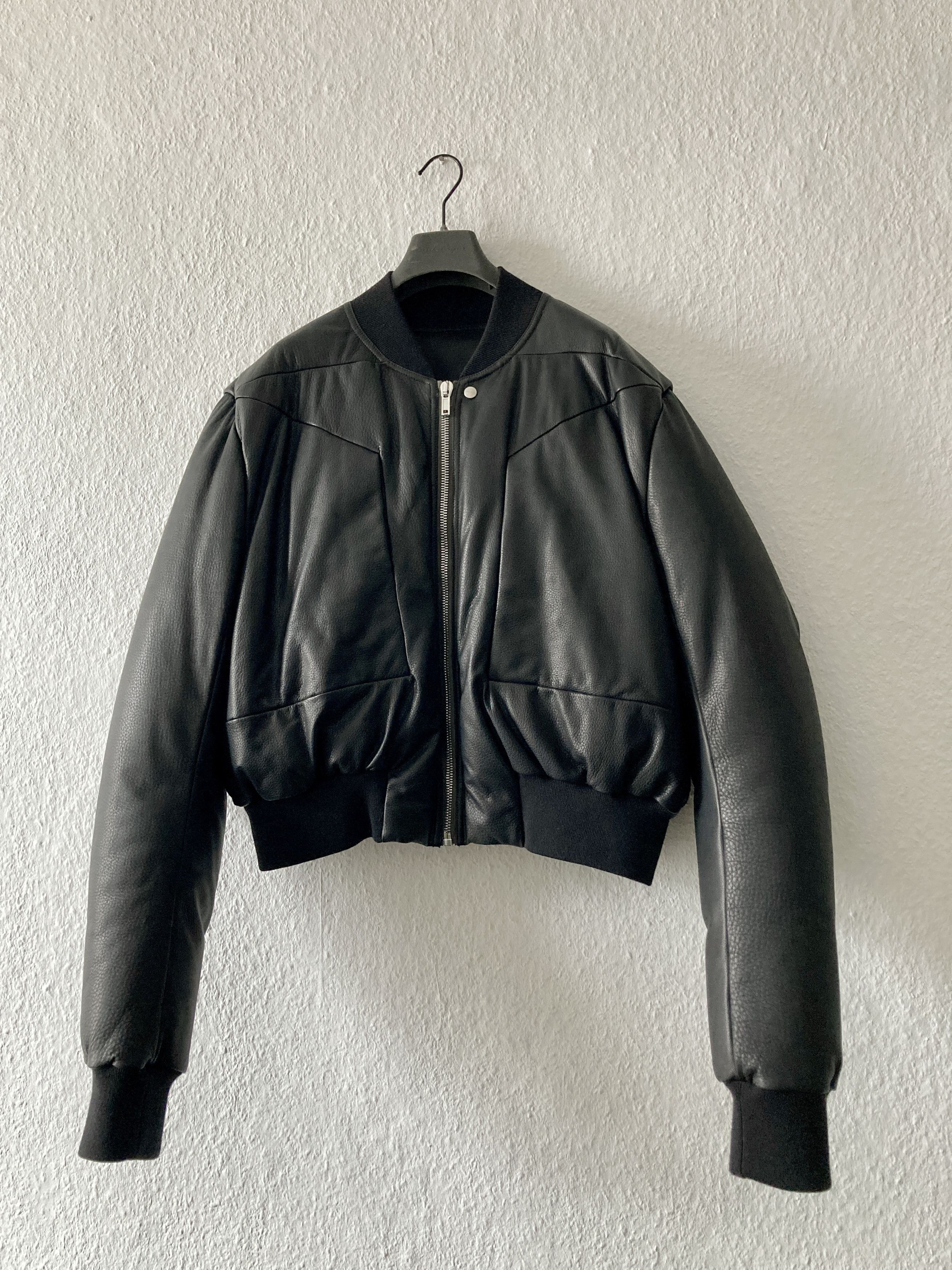 24SS ALICE STROBE size 54アリスストロボレザージャケット メンズ Rick Owens Alice Strobe レザージャケット ブラック | Lyst