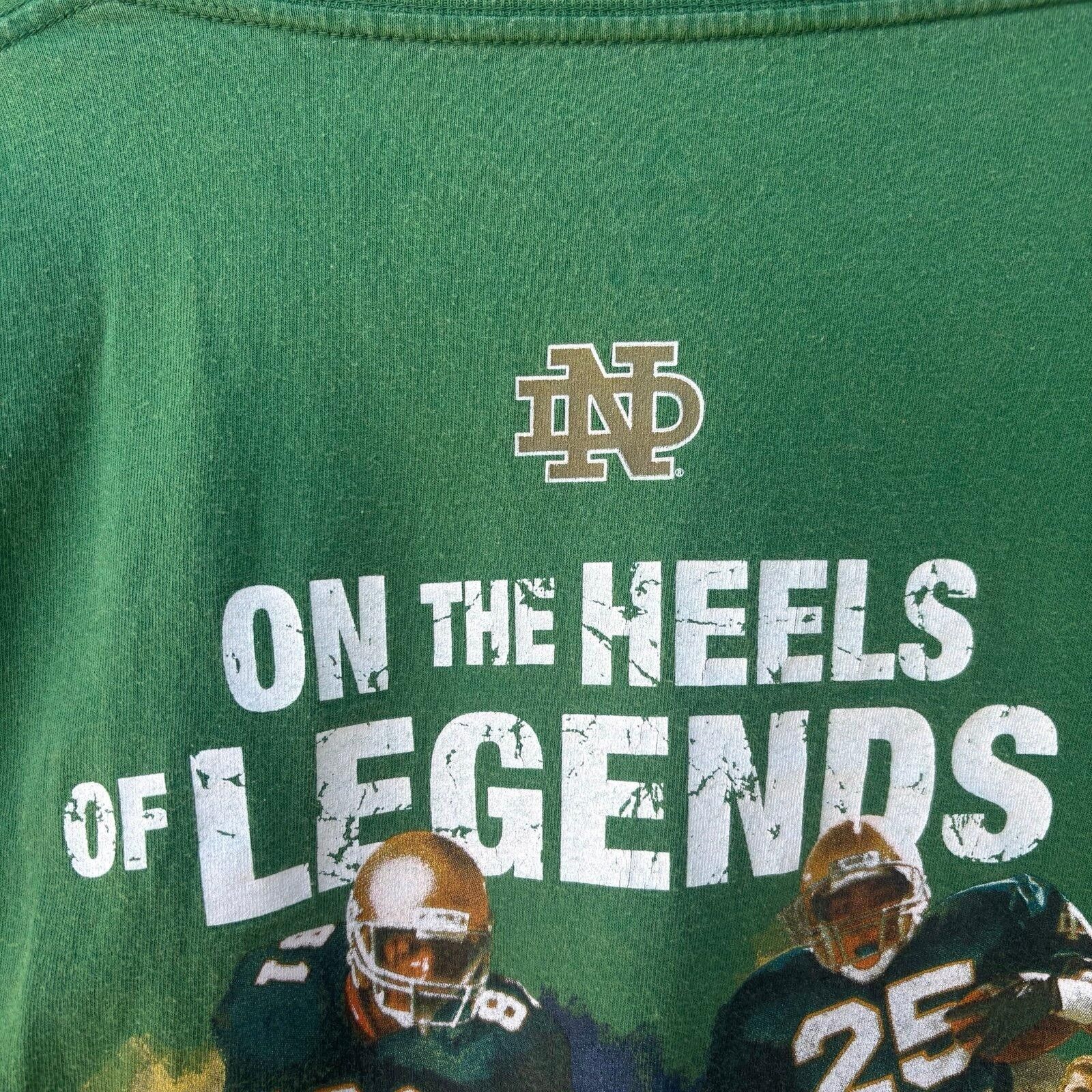 Majestic Vintage Notre Dame football T-shirt Size US XXL / EU 58 / 5 - 4 Thumbnail