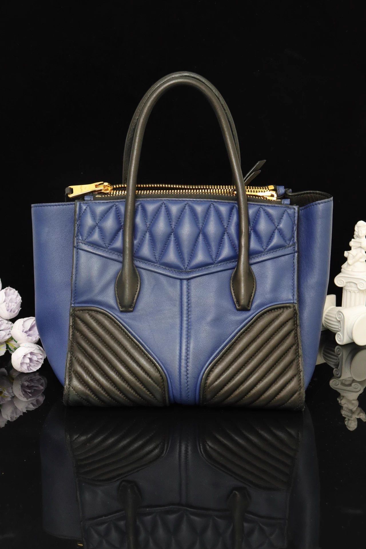 Miu Miu MIU MIU blue-black colorblock crossbody bag with strap Size ONE SIZE - 2 Thumbnail