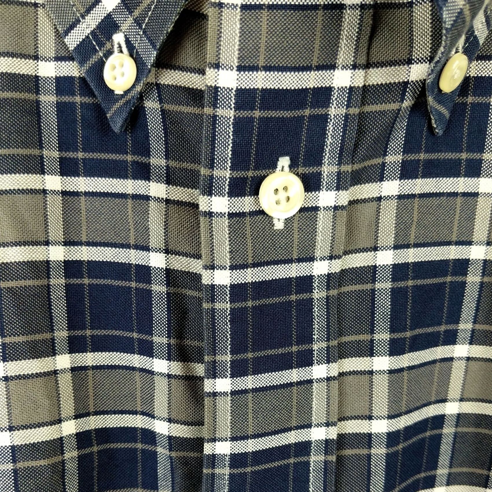 Brooks Brothers Brooks Brothers 1818 Regent Mens Button-Up Blue Plaid Long Sleeve Shirt XXL Size US XXL / EU 58 / 5 - 2 Thumbnail