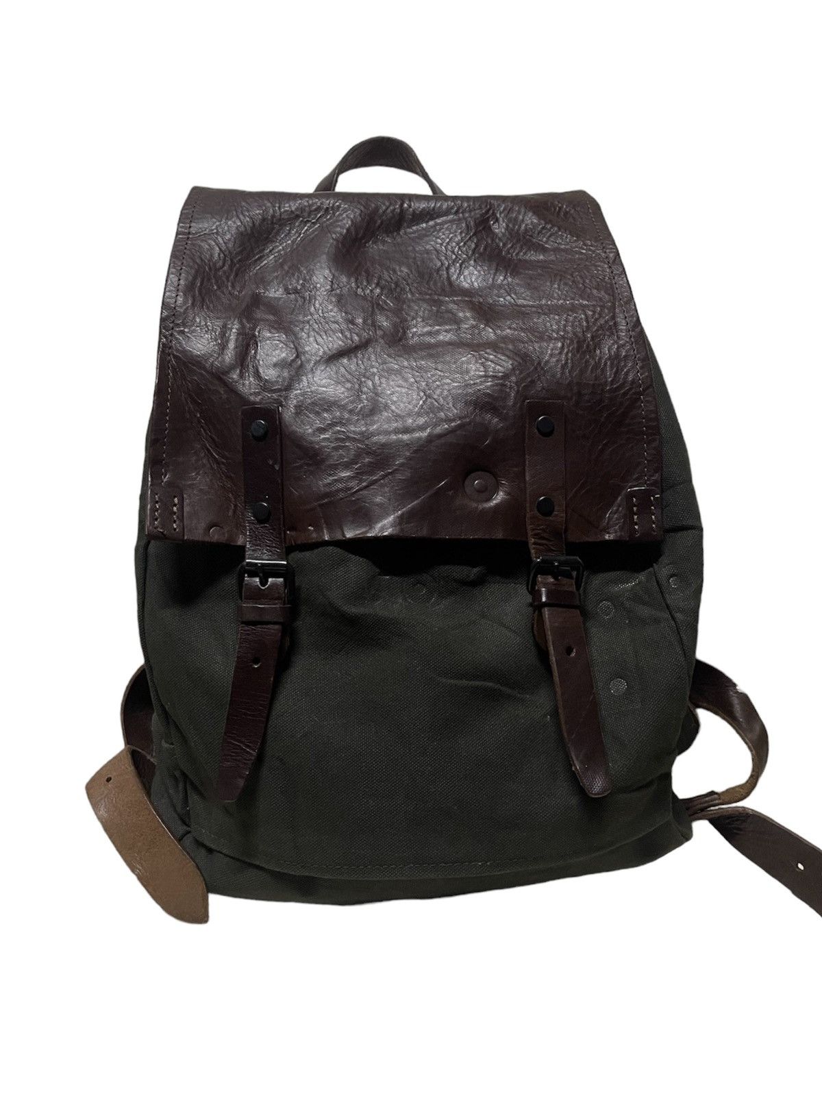 PATINA + STYLE LEATHER RUCKSACK BACKPACK