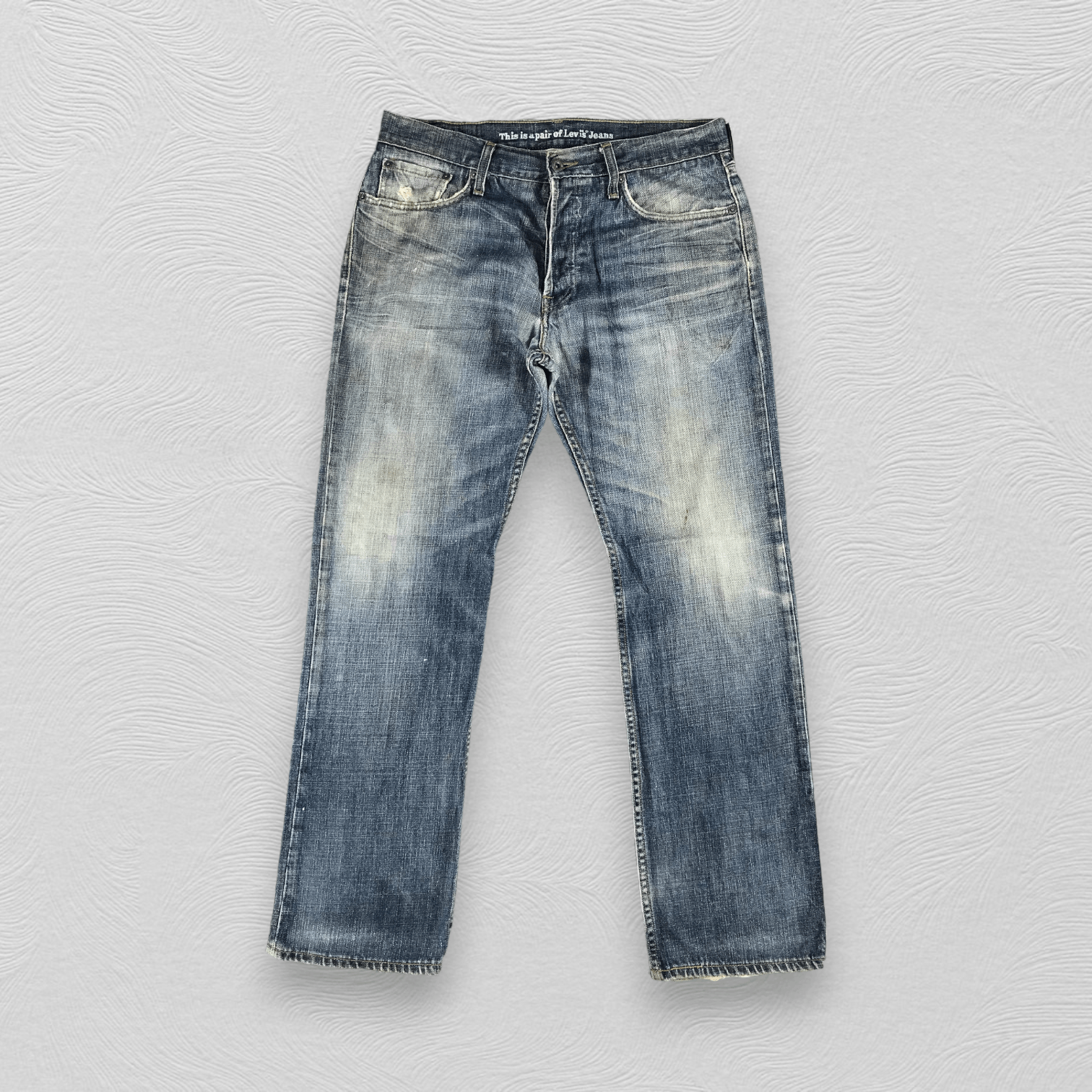 Levi's Vintage Levi's 539 Jeans Rusty Faded Blue Denim KJ1028 Size US 33 - 1 Thumbnail
