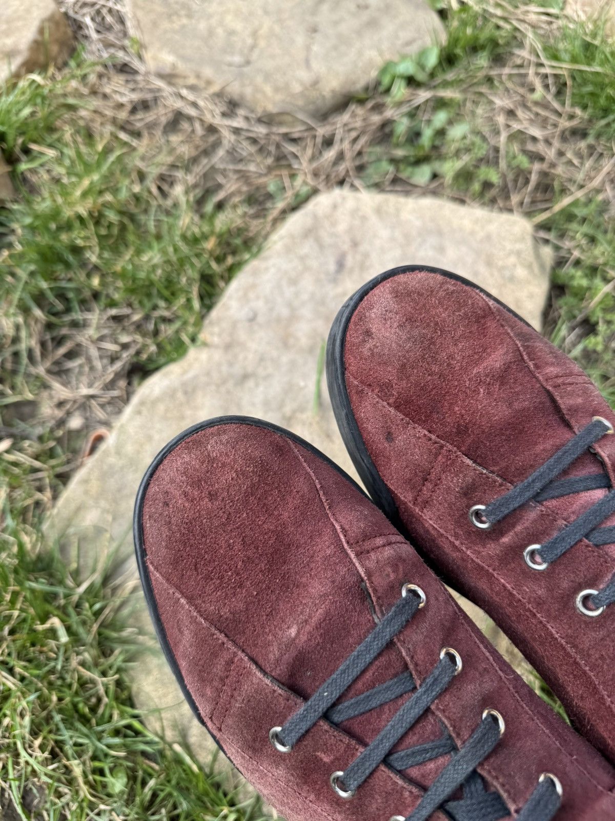Gucci Gucci Low Top Suede Sneakers Size US 11 / EU 44 - 7 Thumbnail