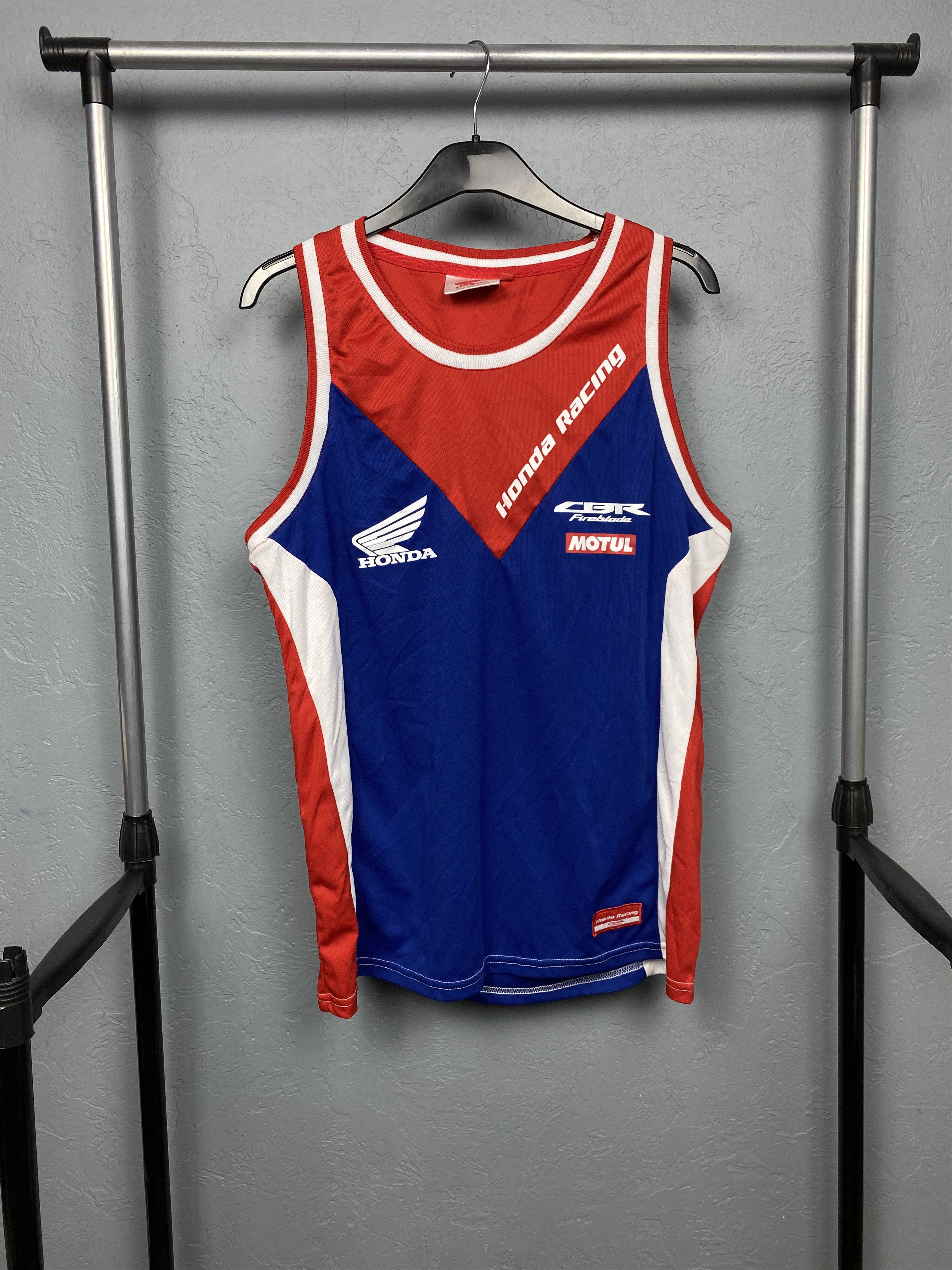 Honda × Vintage Honda CBR Racing Vintage Mens Sleveless T-Shirt Size US L / EU 52-54 / 3 - 1 Thumbnail