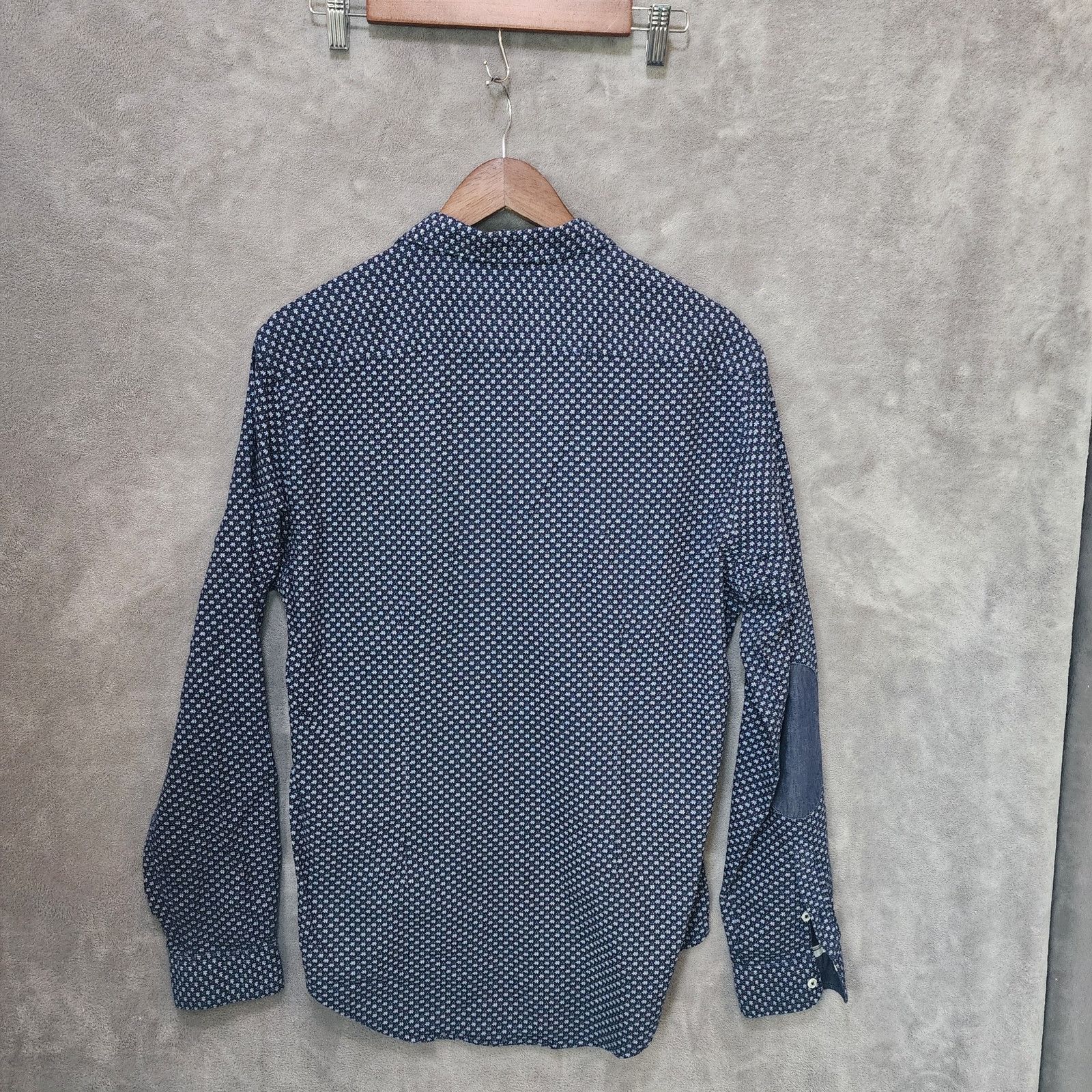 Zara Zara Man Slim Fit Dark Gray Long Sleeve Shirt Size US L / EU 52-54 / 3 - 2 Thumbnail