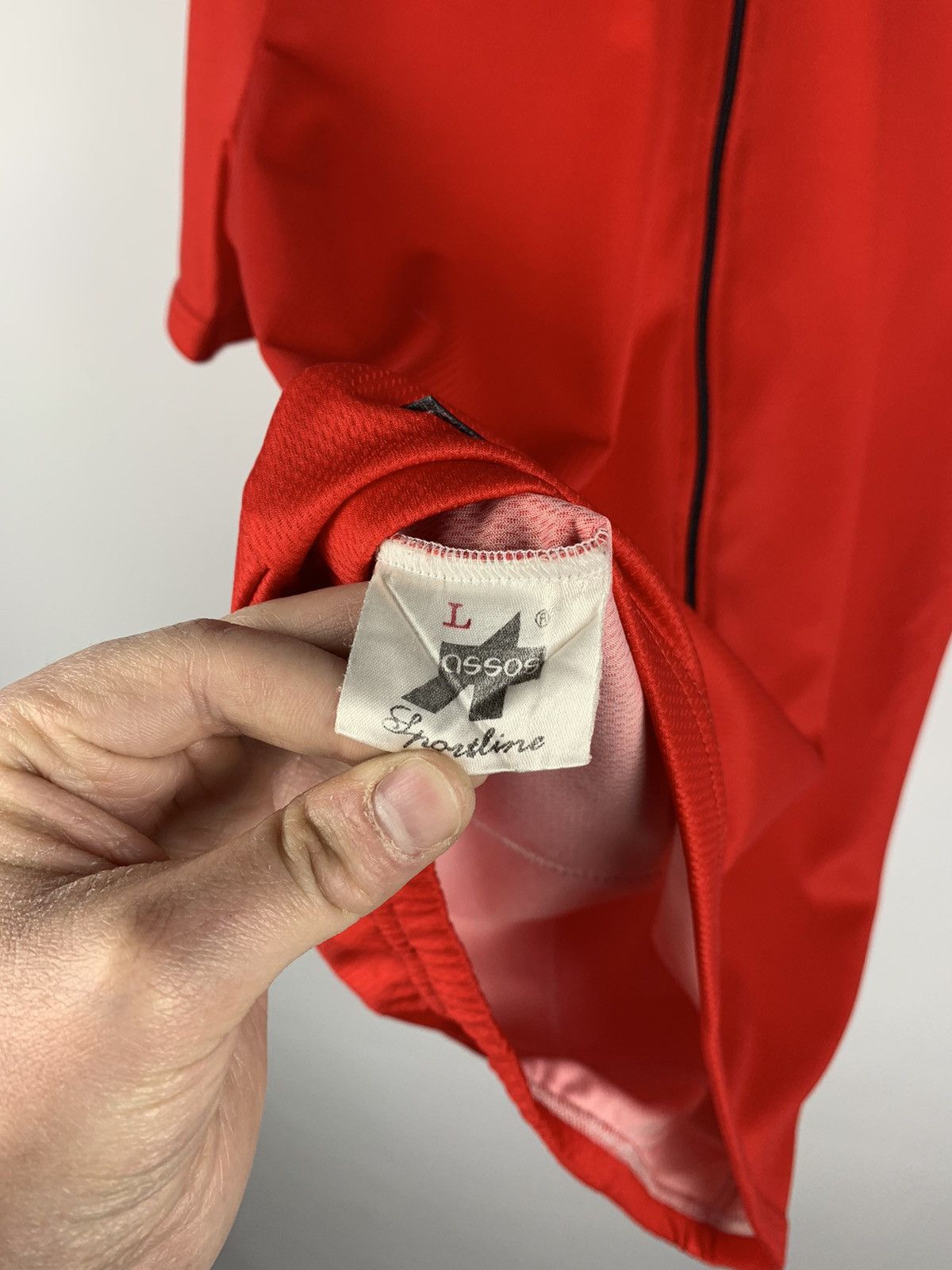 Handmade Vintage Assoss Velo Cycling Jersey Short Sleeve Size L Red Size US L / EU 52-54 / 3 - 12 Thumbnail