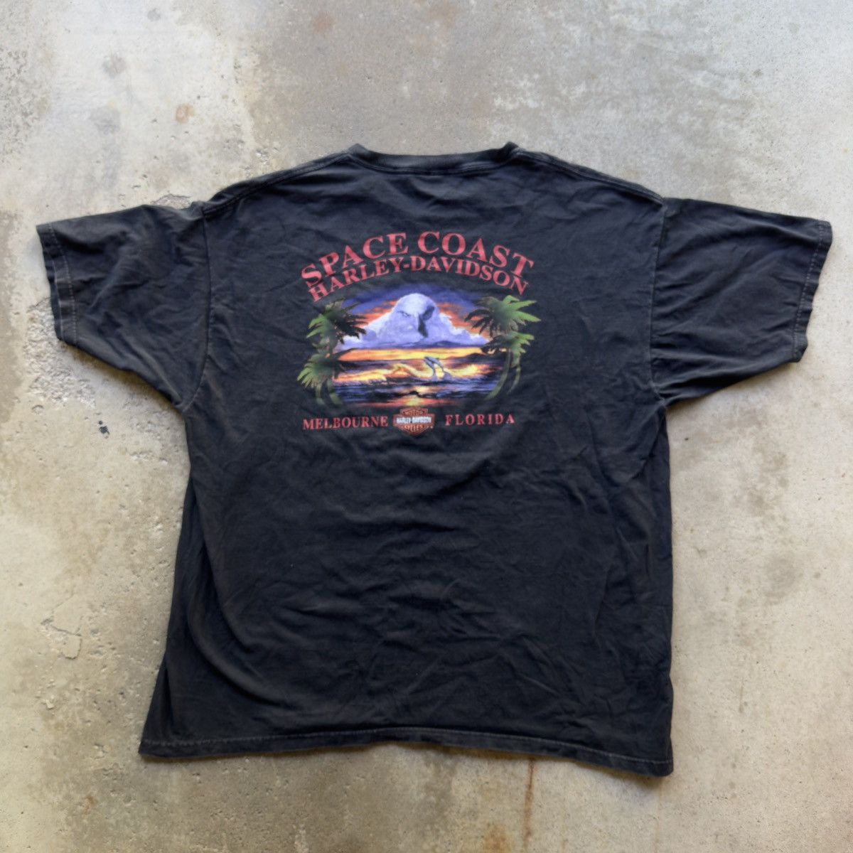 Harley Davidson Vintage Harley Davidson Chrome Logo Tee Size US XXL / EU 58 / 5 - 2 Thumbnail