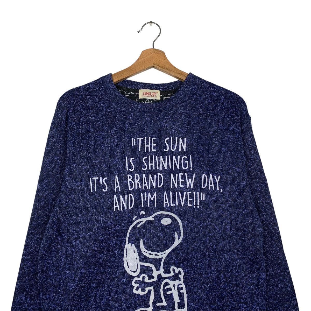 Peanuts Peanuts Snoopy Blue Crewneck Sweatshirt Size US L / EU 52-54 / 3 - 2 Thumbnail