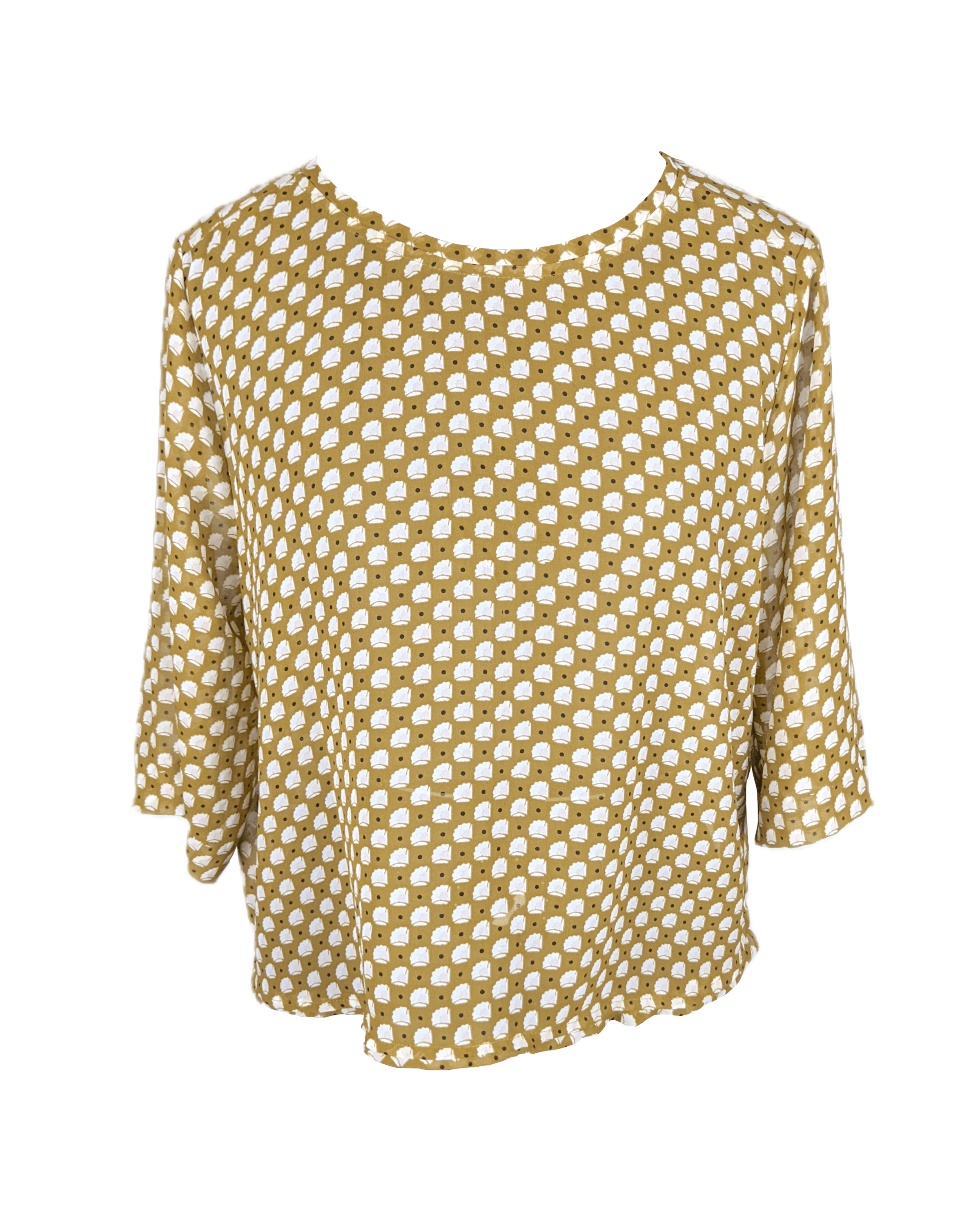 Ann Taylor Ann Taylor LOFT Semi-Sheer Blouse Size M / US 6-8 / IT 42-44 - 2 Thumbnail