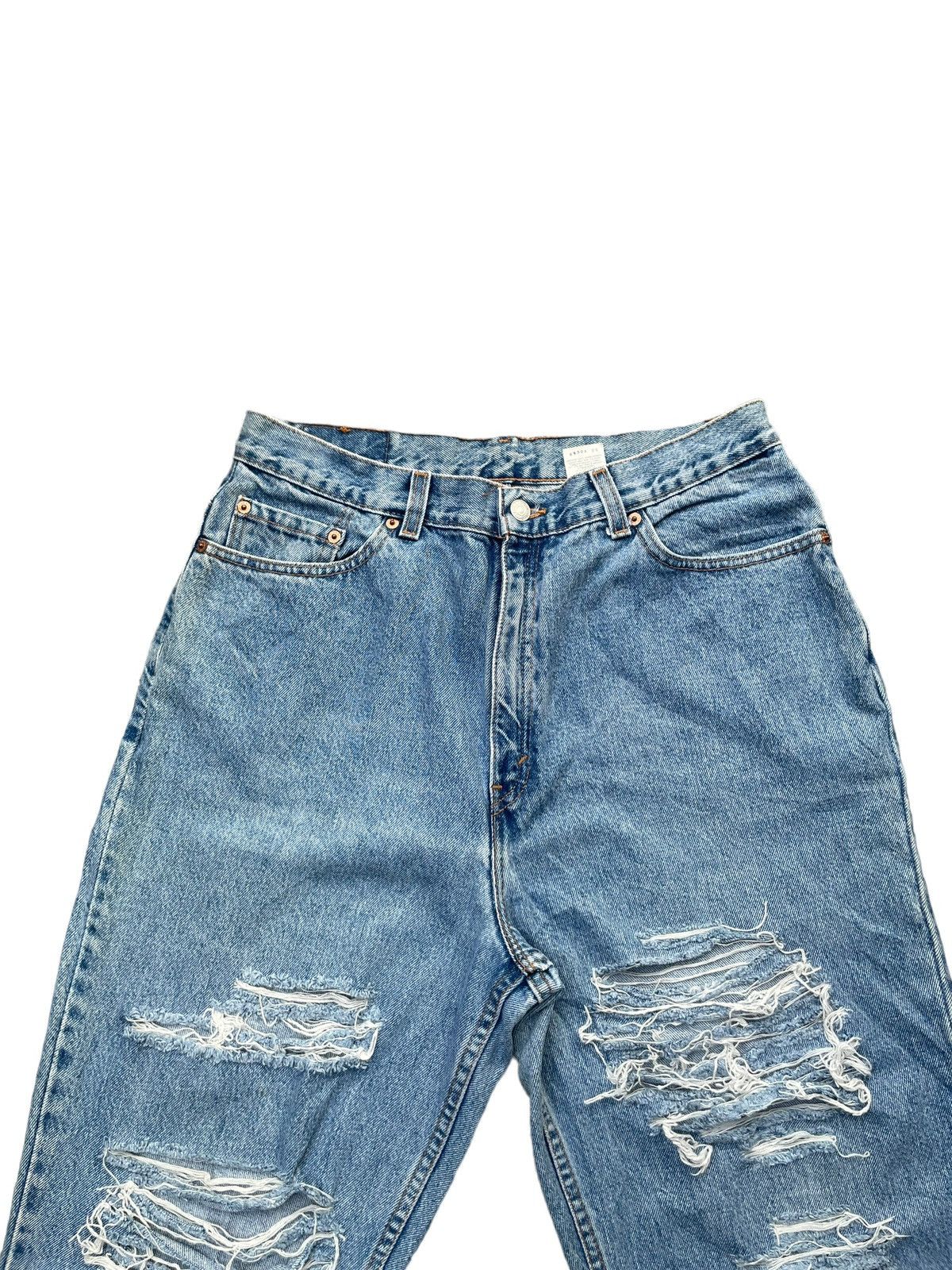 Levi's × Vintage Vintage Levis 550 Distresed Denim Size US 33 - 5 Thumbnail