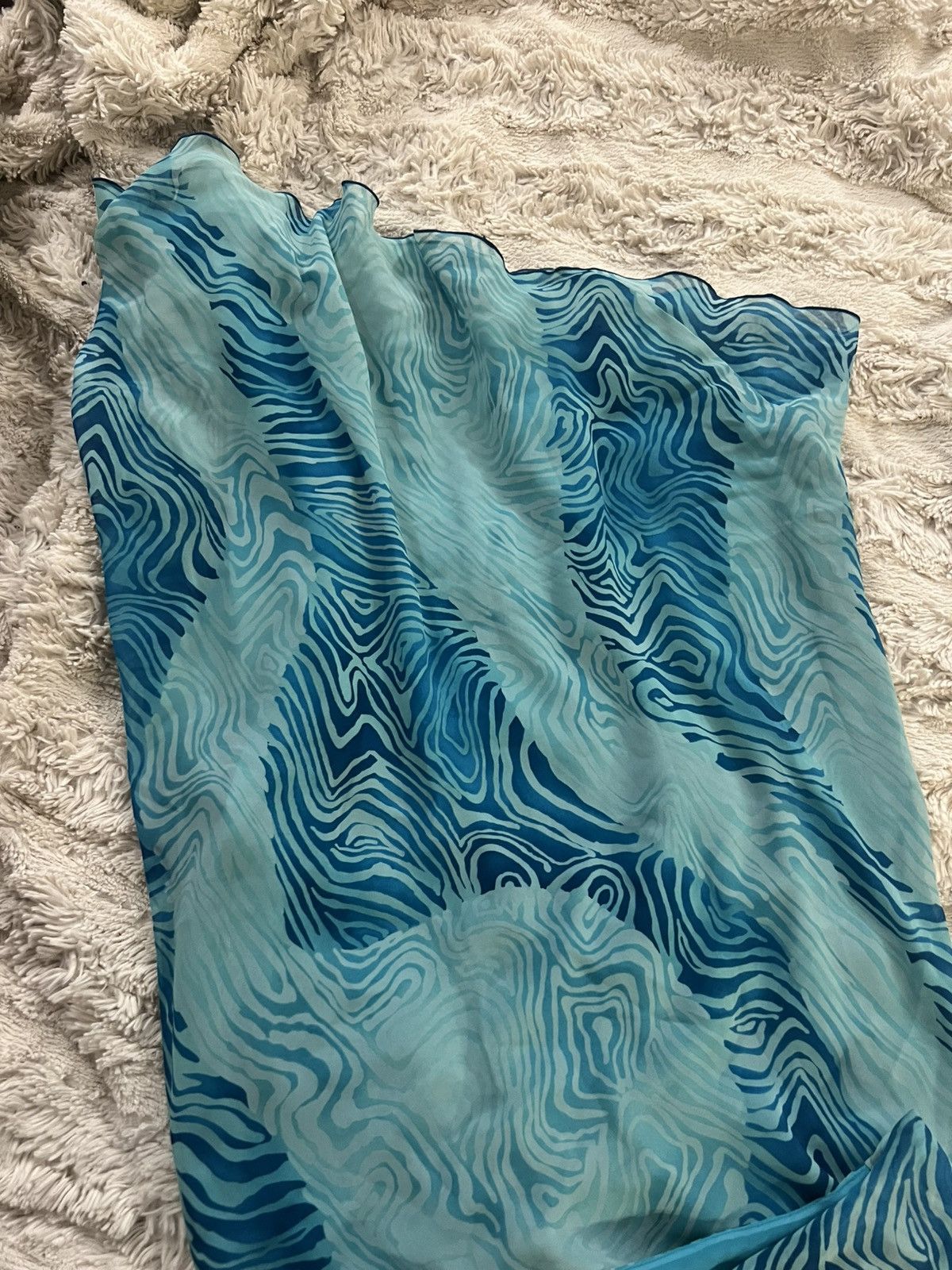 Vintage Vintage Blue Dress Size 8 Size M / US 6-8 / IT 42-44 - 2 Thumbnail