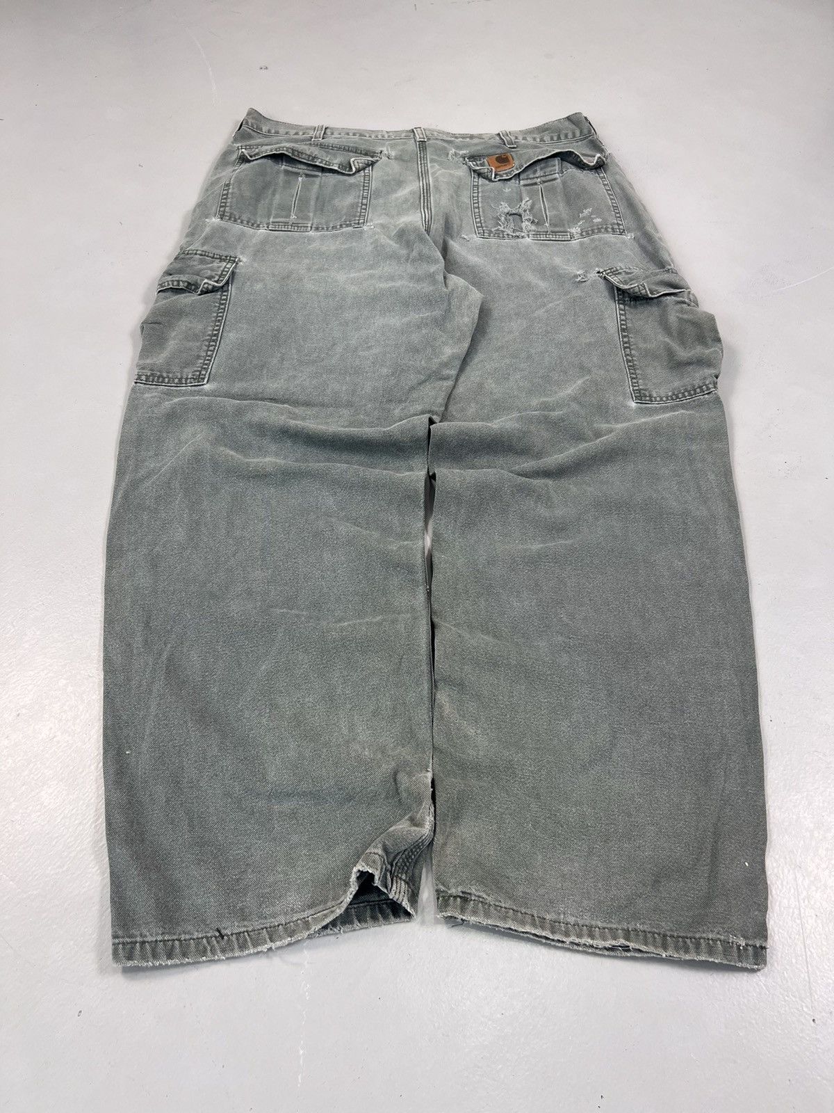 Carhartt Vintage Carhartt B1140 damaged cargo denim Size US 38 / EU 54 - 2 Thumbnail