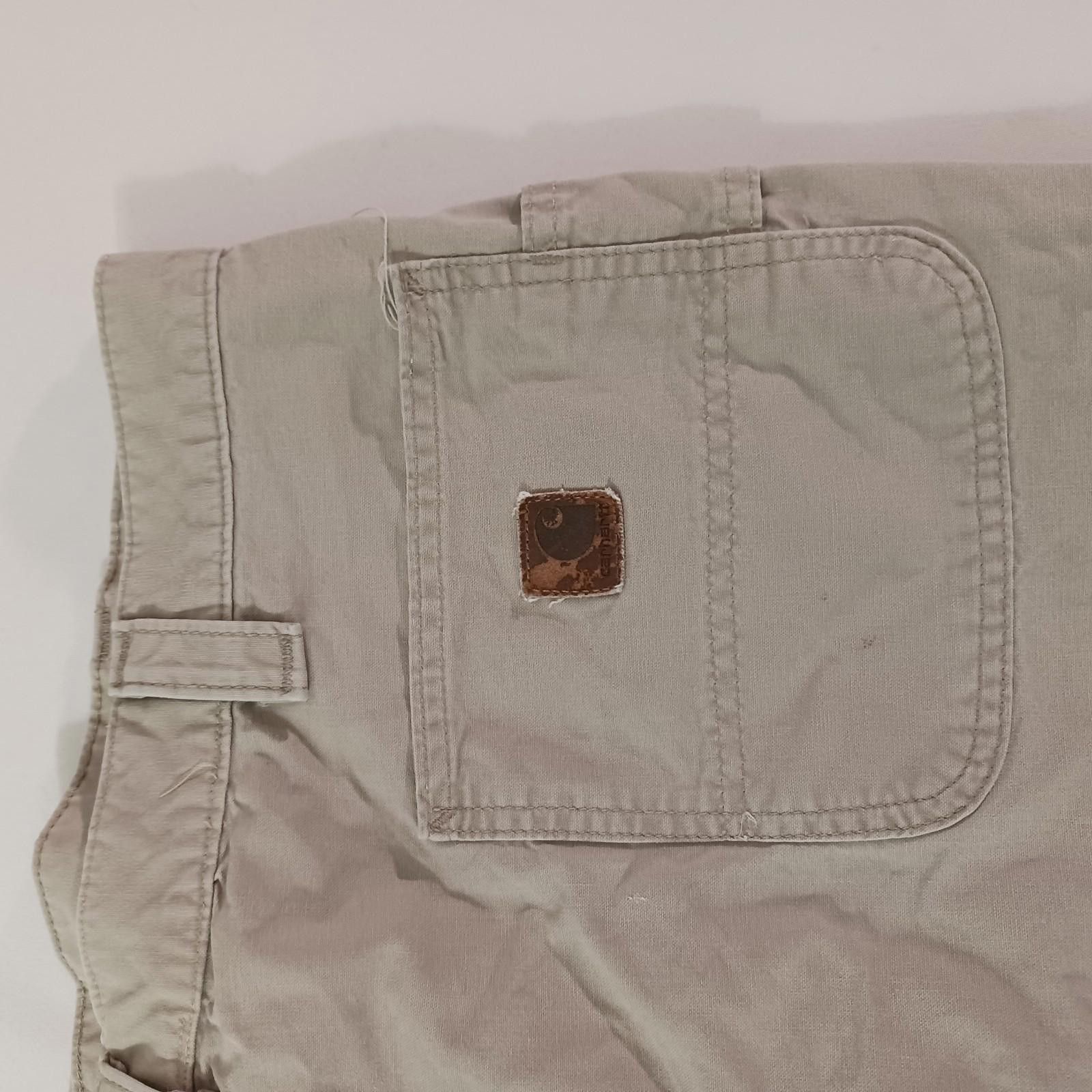 Carhartt Carhartt Men's Tan/Beige Carpenter Jeans Waist 40 (40×27.5) Size US 40 / EU 56 - 3 Thumbnail