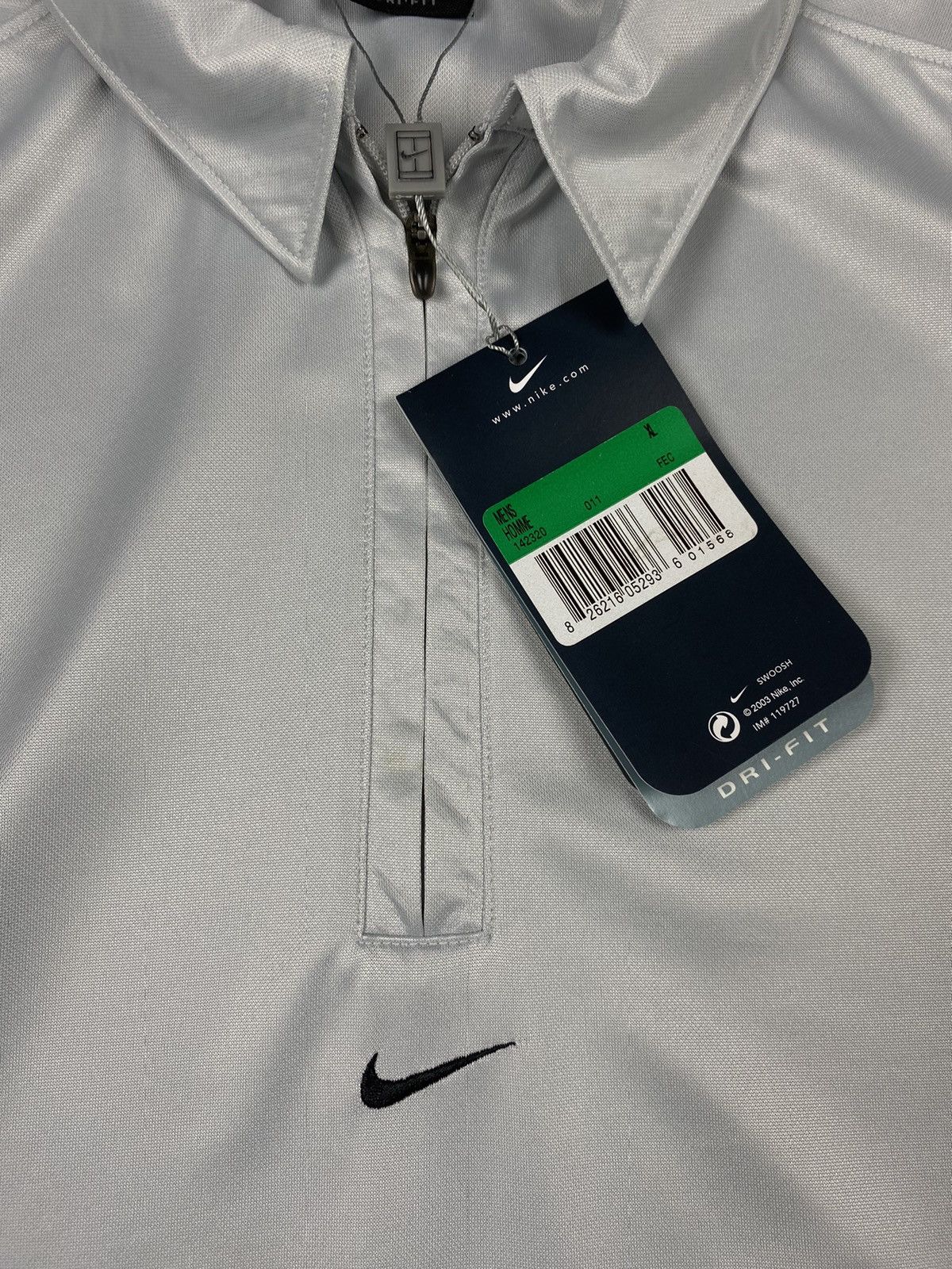 Nike New Vintage Nike Court Center Logo Drill Y2K Polo T Shirt Size US XL / EU 56 / 4 - 6 Thumbnail