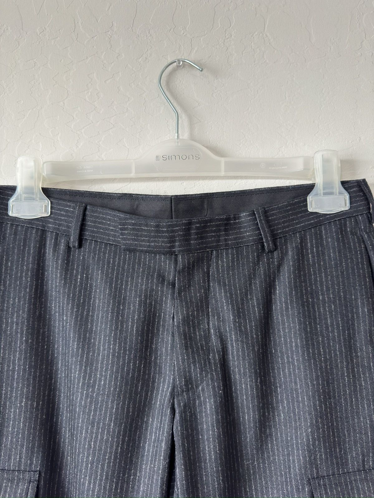 Dior DELETING FINAL $1000 Dior Navy Pinstripe Cargo Wool Pants Size US 30 / EU 46 - 4 Thumbnail