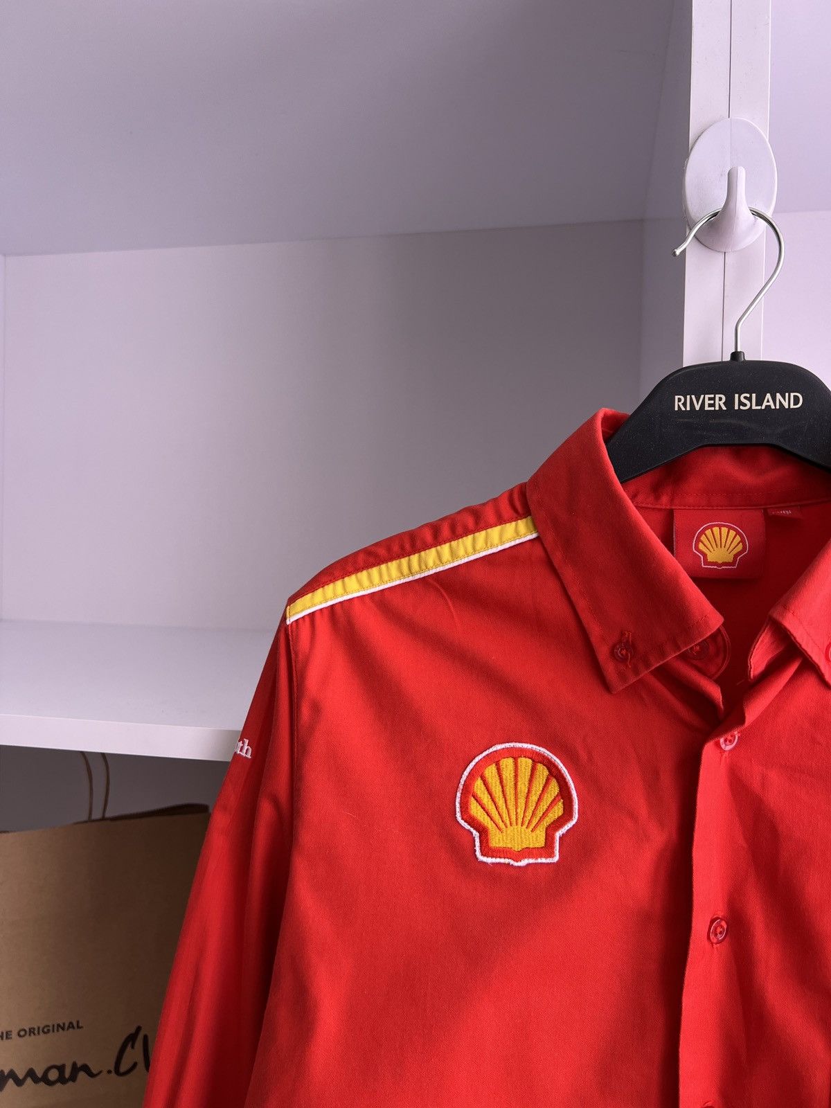 Ferrari × Vintage Vintage Men’s Racing Shirt Long Sleeve Ferrari Shell Size US M / EU 48-50 / 2 - 7 Thumbnail