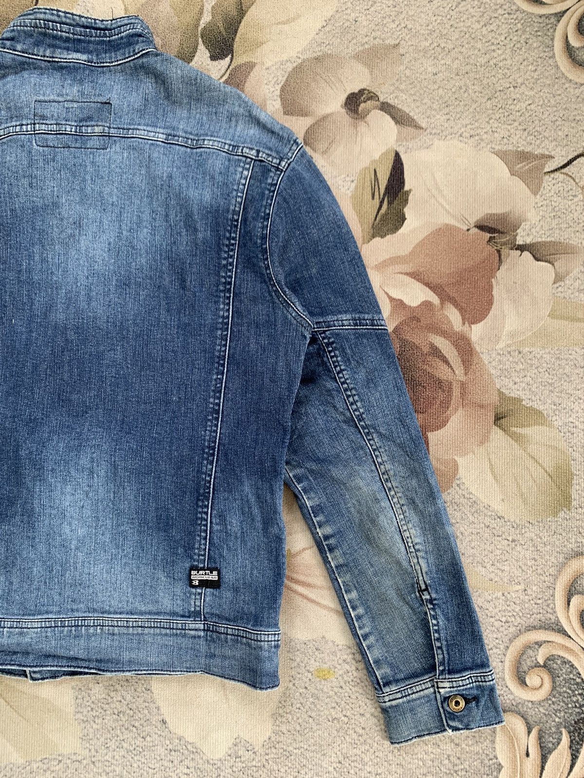 Japanese Brand Burtle Workwear Jacket Denim Like Size US L / EU 52-54 / 3 - 9 Thumbnail