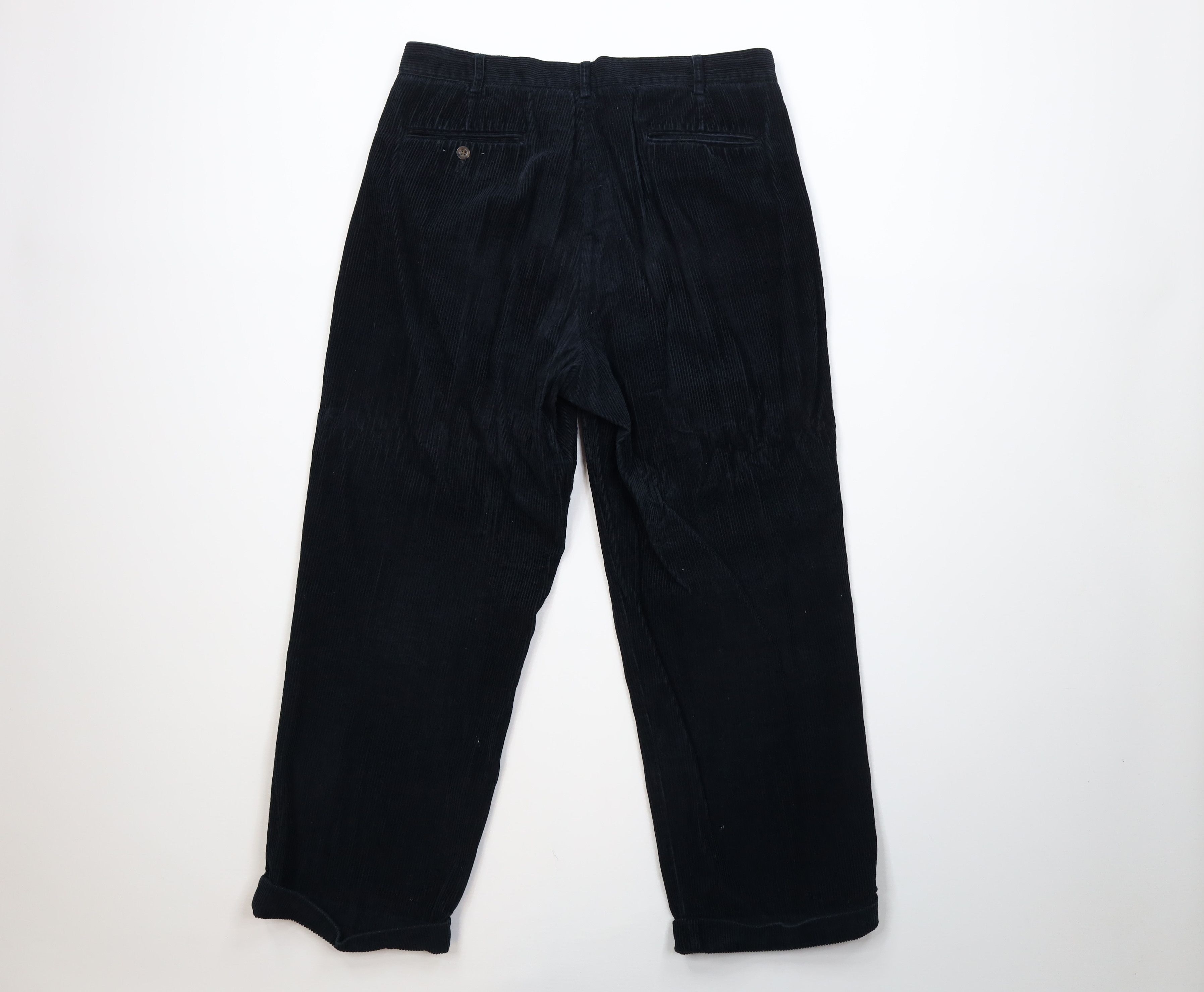 Vintage Vintage 90s Streetwear Wide Leg Corduroy Chino Pants Size US 34 / EU 50 - 9 Thumbnail