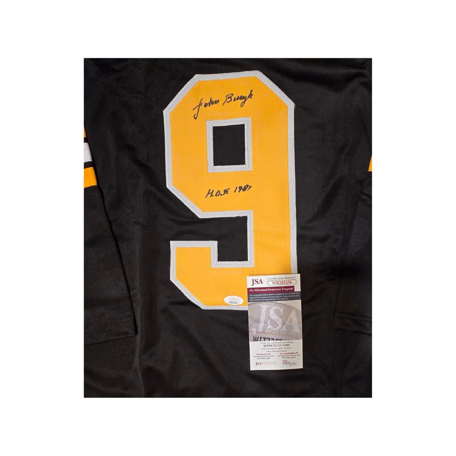 Other Johnny Bucyk Boston Bruins Autographed Hockey Jersey COA Size ONE SIZE - 4 Thumbnail