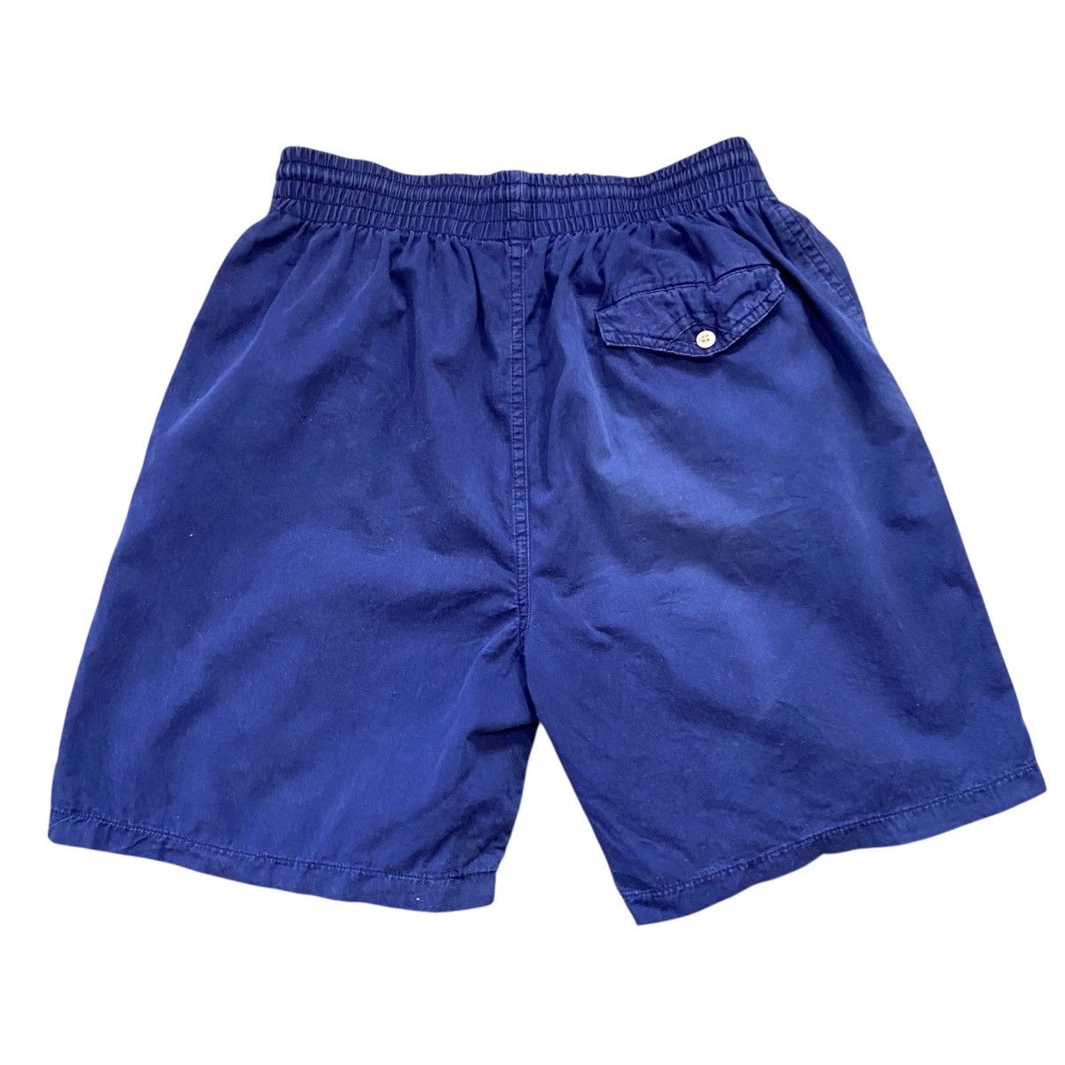 Vintage RARE Vintage 90s Blue Utility Cargo Shorts Drawstring Size US 28 / EU 44 - 4 Thumbnail