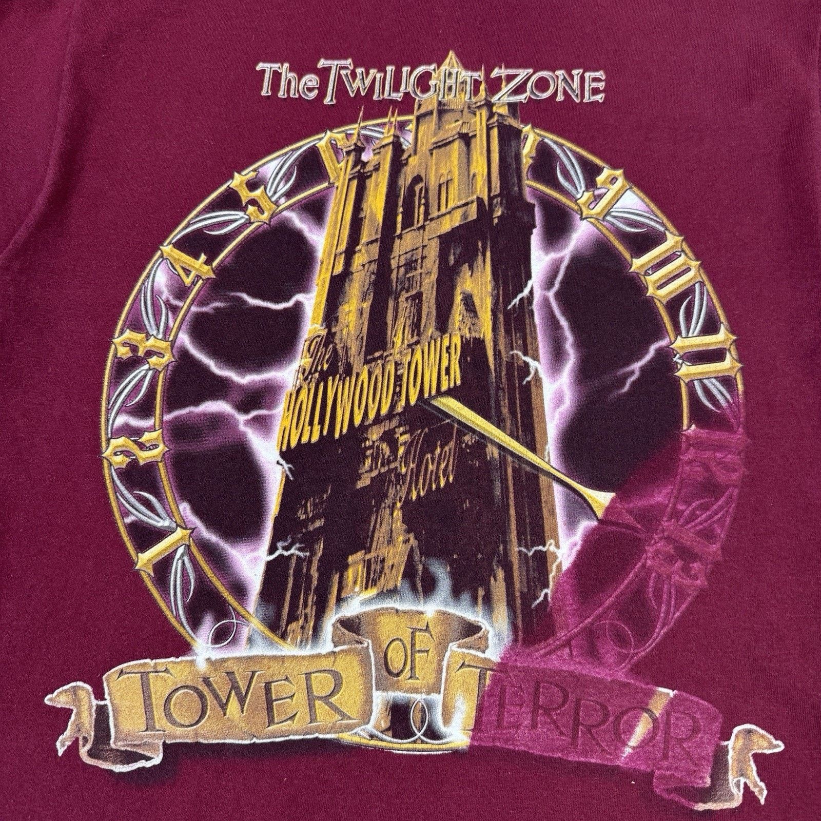 Disney Vintage Disney Tower Of Terror Twilight Zone Shirt Size M Size US M / EU 48-50 / 2 - 13 Thumbnail