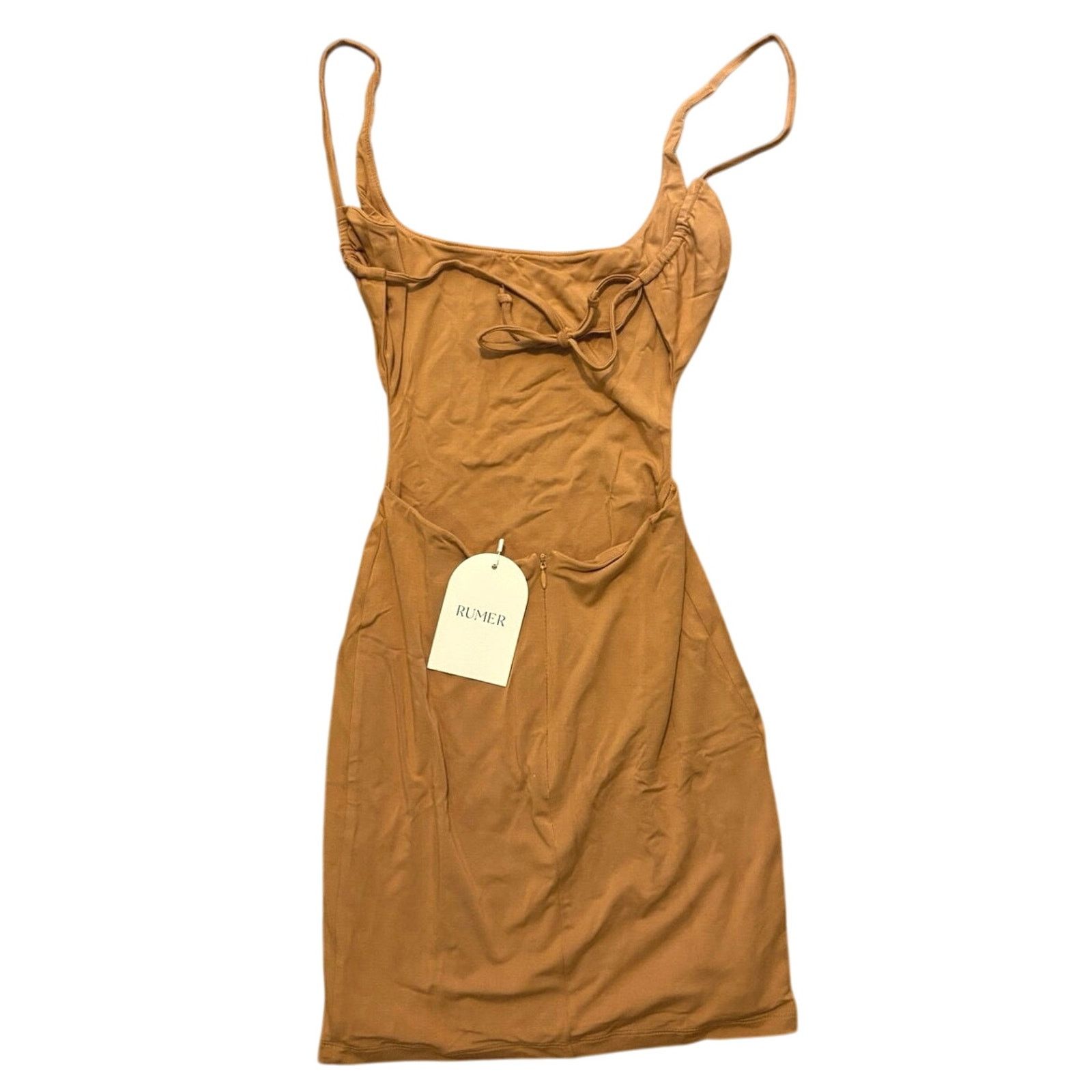 REVOLVE NWT Rumer Gia Mini Dress In Caramel Size Small Size S / US 4 / IT 40 - 8 Thumbnail