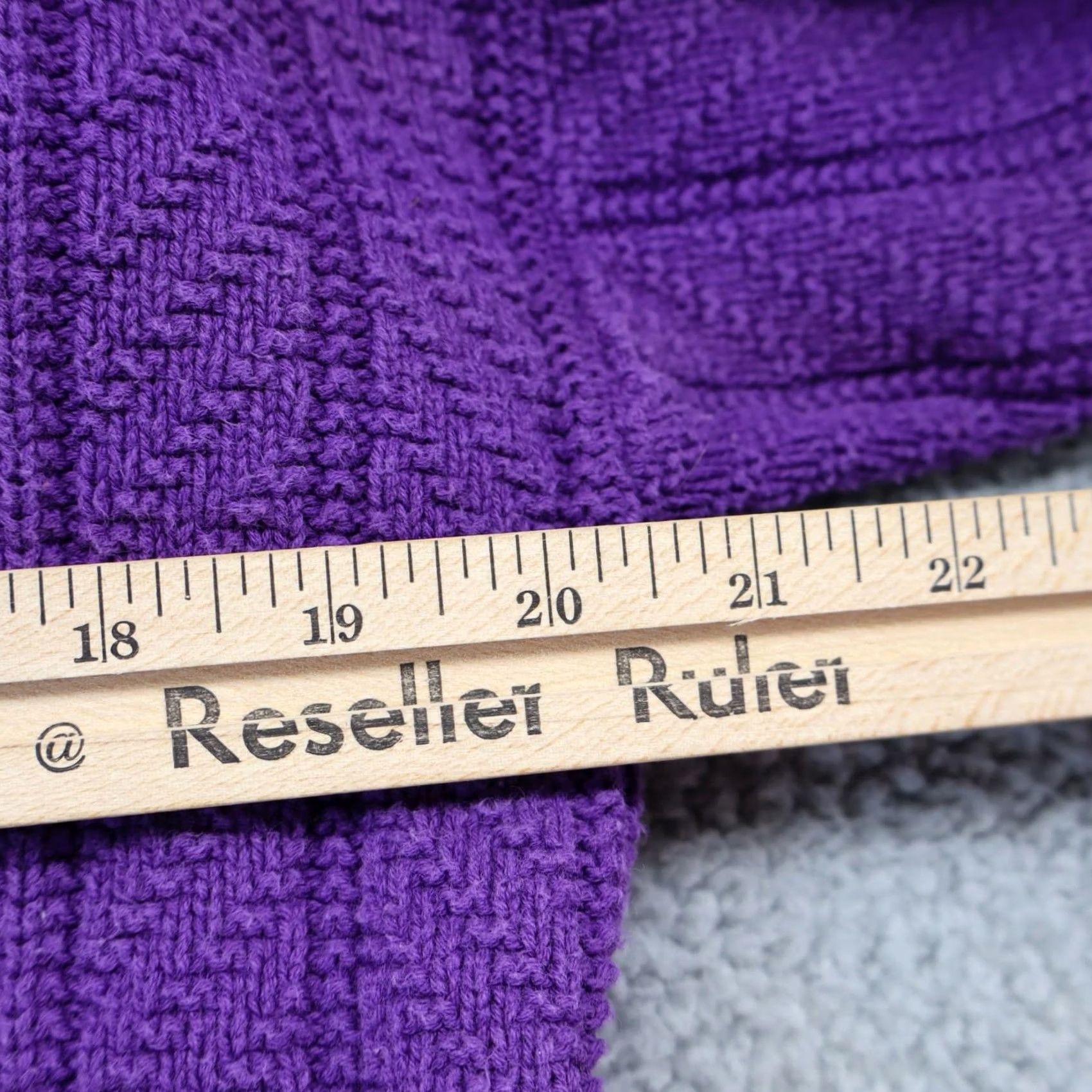 Ralph Lauren VINTAGE Chaps Ralph Lauren Crewneck Sweater Long Sleeve Purple USA Large Boys Mens Size L - Crewneck, Knit, USA, Chaps Ralph Lauren, Viking? Size US L / EU 52-54 / 3 - 3 Thumbnail