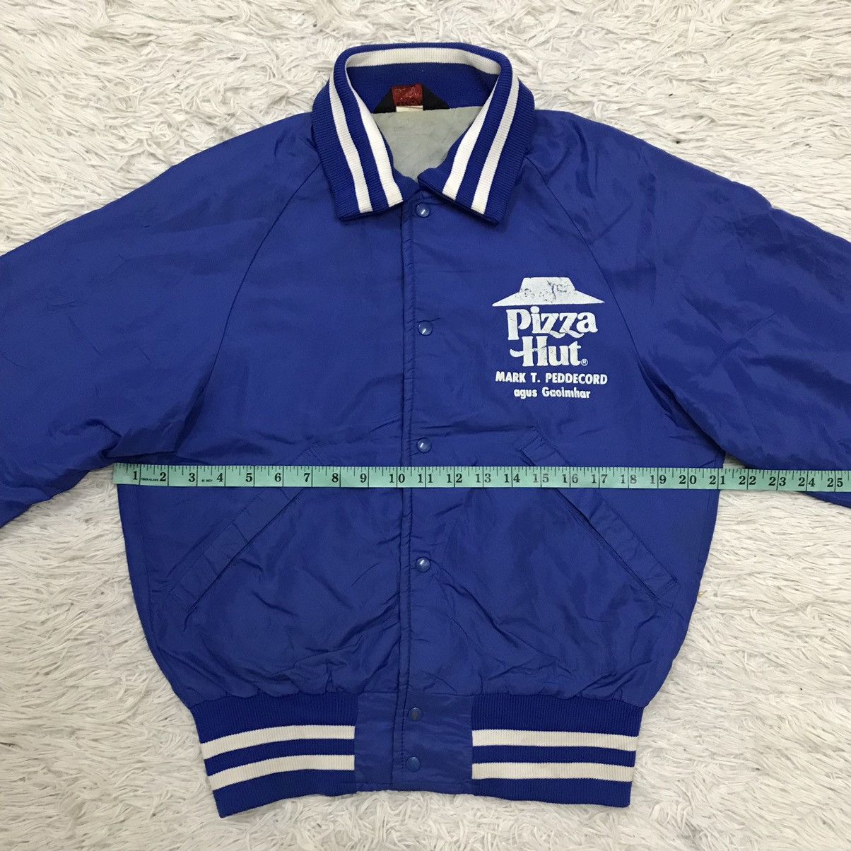 Dunbrooke Vintage Pla Jac Dunbrooke PIzza Hut Bomber Jacket Snap buton Size US S / EU 44-46 / 1 - 15 Thumbnail