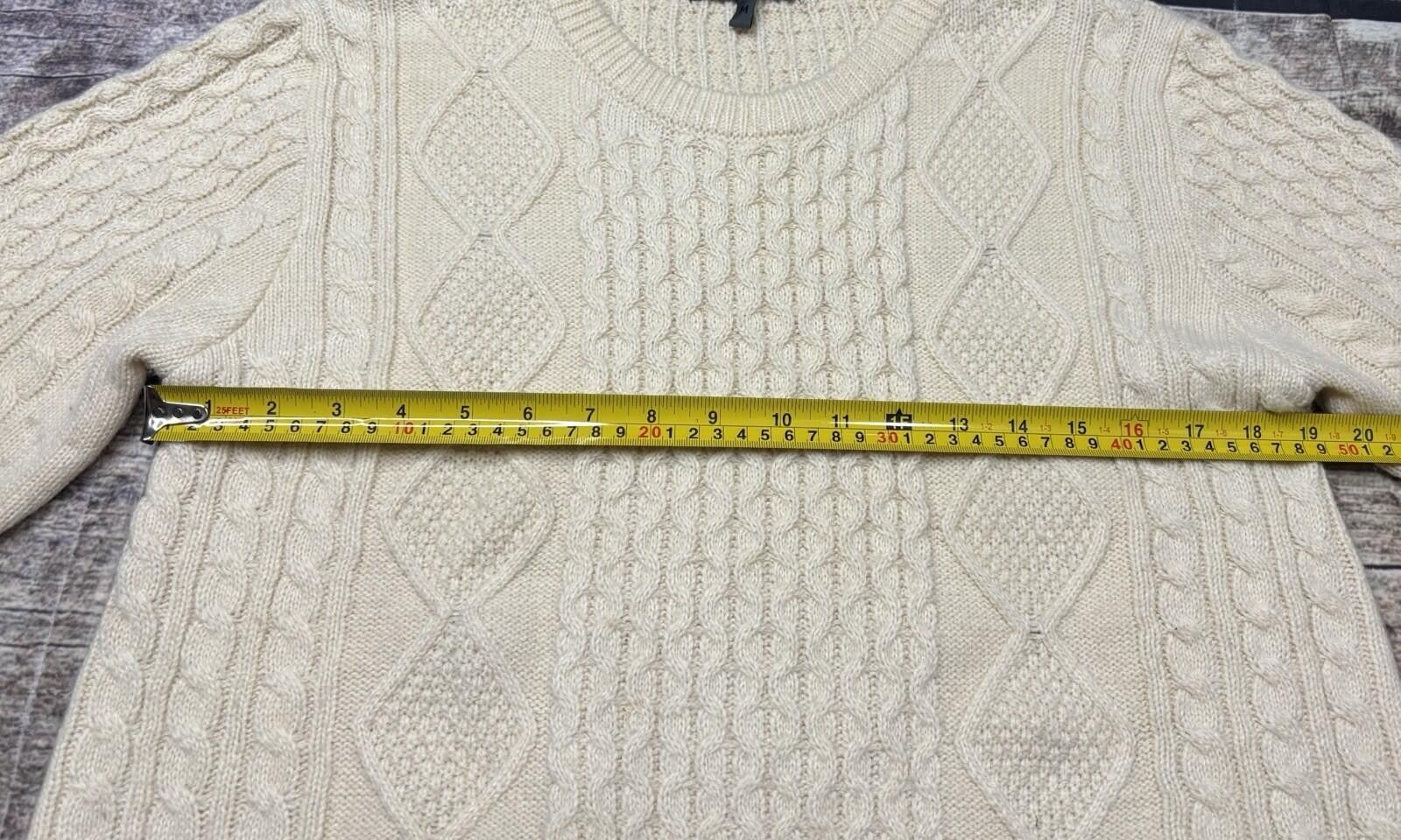 Other Maude Vivante Sweater Womens Medium Fisherman Knit Fringe Size M / US 6-8 / IT 42-44 - 11 Thumbnail