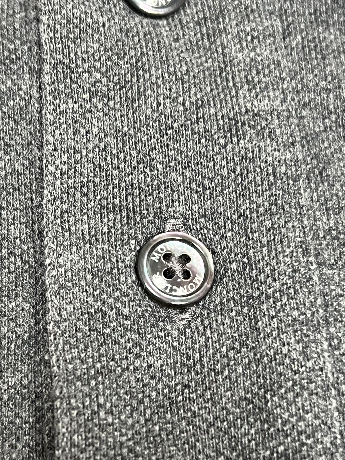 Moncler Moncler Polo Big Logo Rare Size US L / EU 52-54 / 3 - 14 Thumbnail