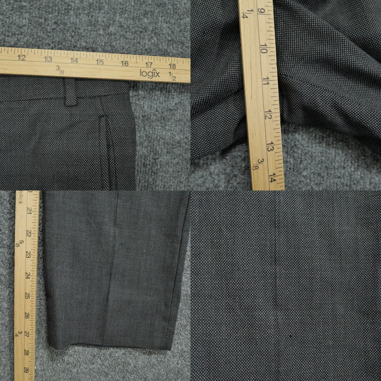 Brooks Brothers Brooks Brothers Pants Mens 32x28 Grey Wool Blend Regent Fit Dress Shirt? Size US 28 / EU 44 - 8 Thumbnail