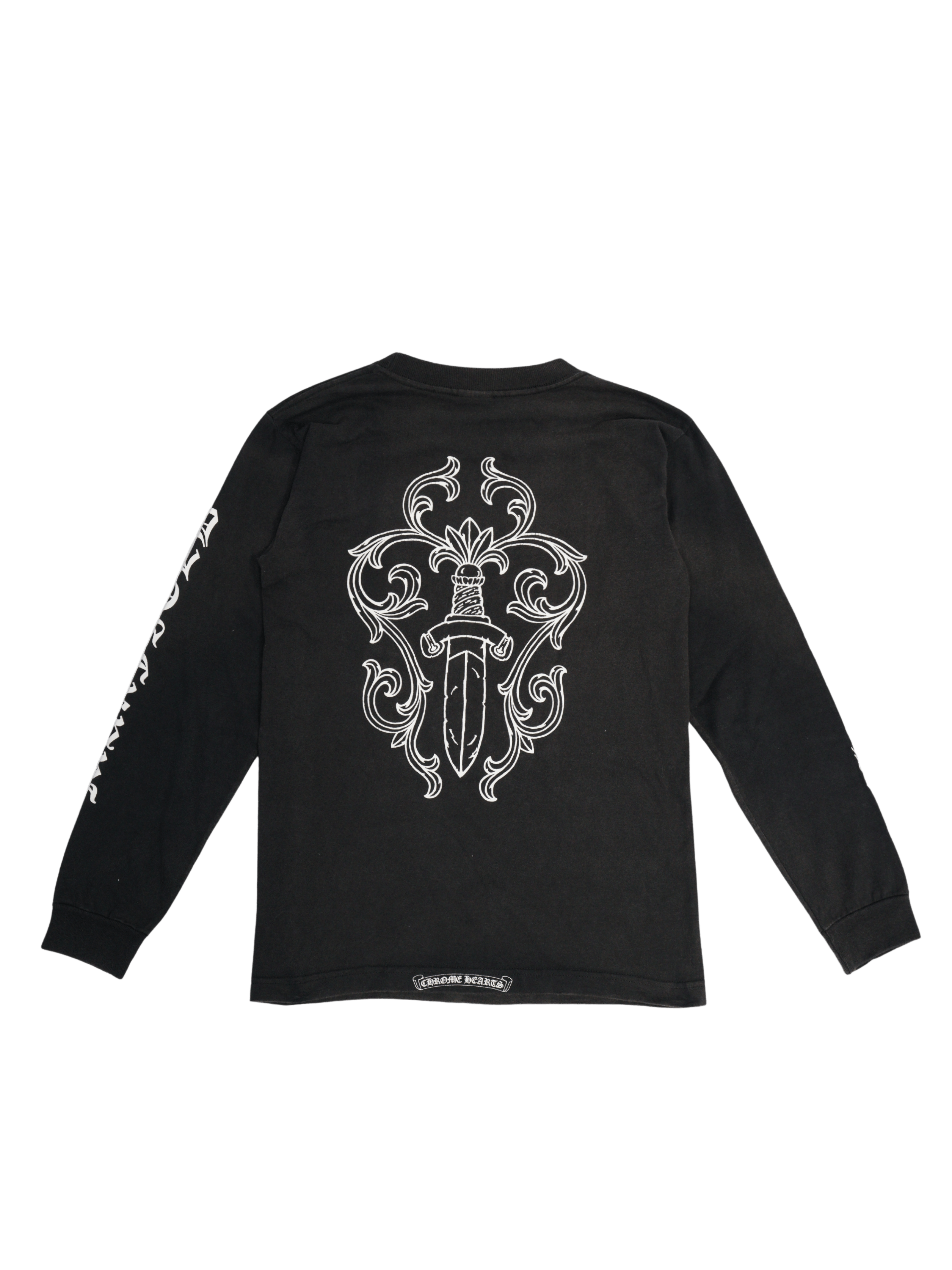 トップス made in USA chrome hearts long tee dn Chrome Hearts White USA Script Long Sleeve Tee - SRM – SHENGLI