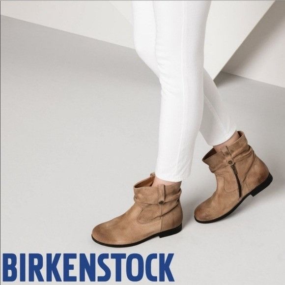 Birkenstock Birkenstock Sarnia Taupe Waxed Suede Leather Slouchy Boho An Size US 6 / IT 36 - 1 Thumbnail