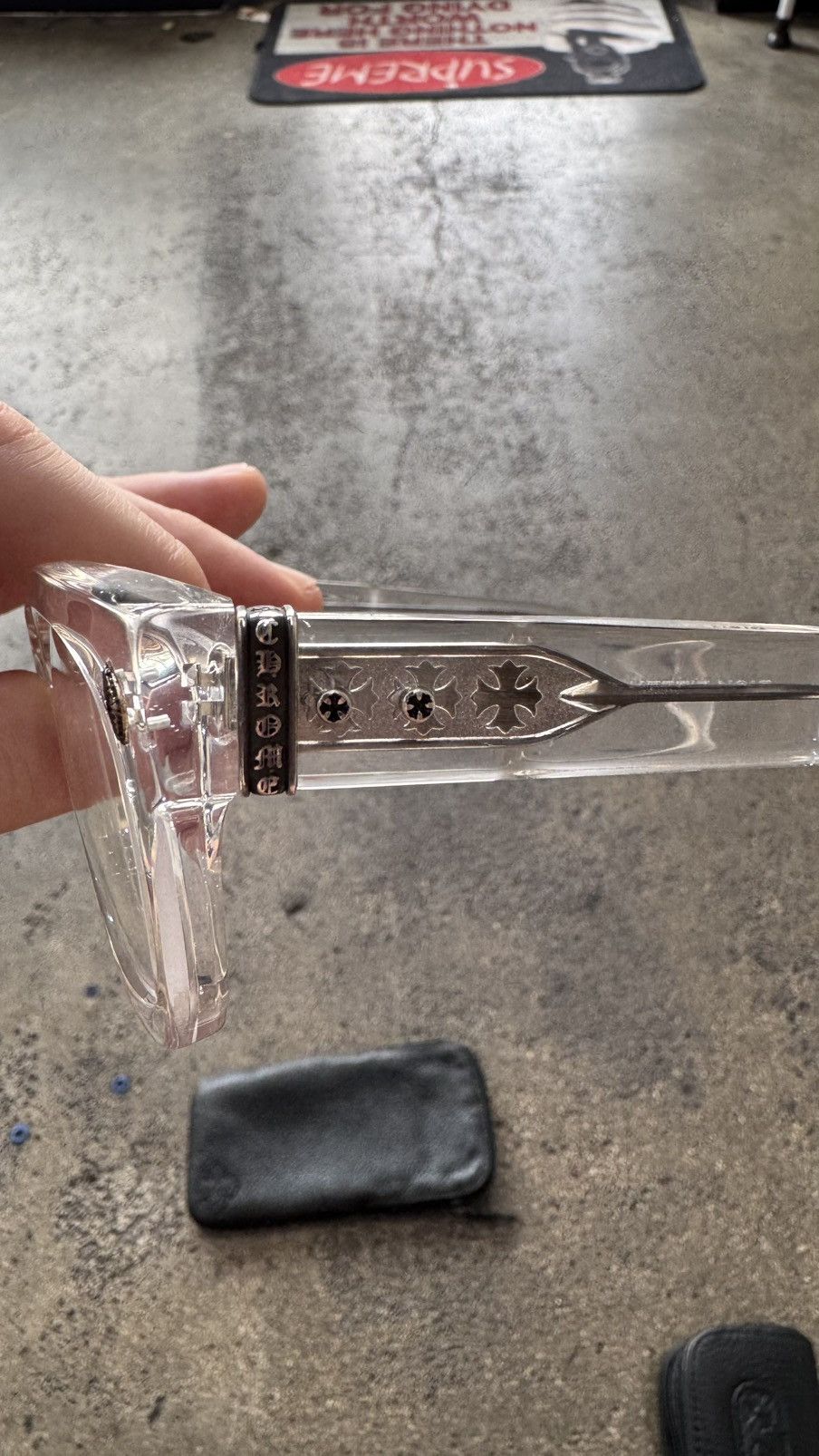 Chrome Hearts CHROME HEARTS 'DICK FITZENER' CRYSTAL GLASSES Size ONE SIZE - 4 Thumbnail