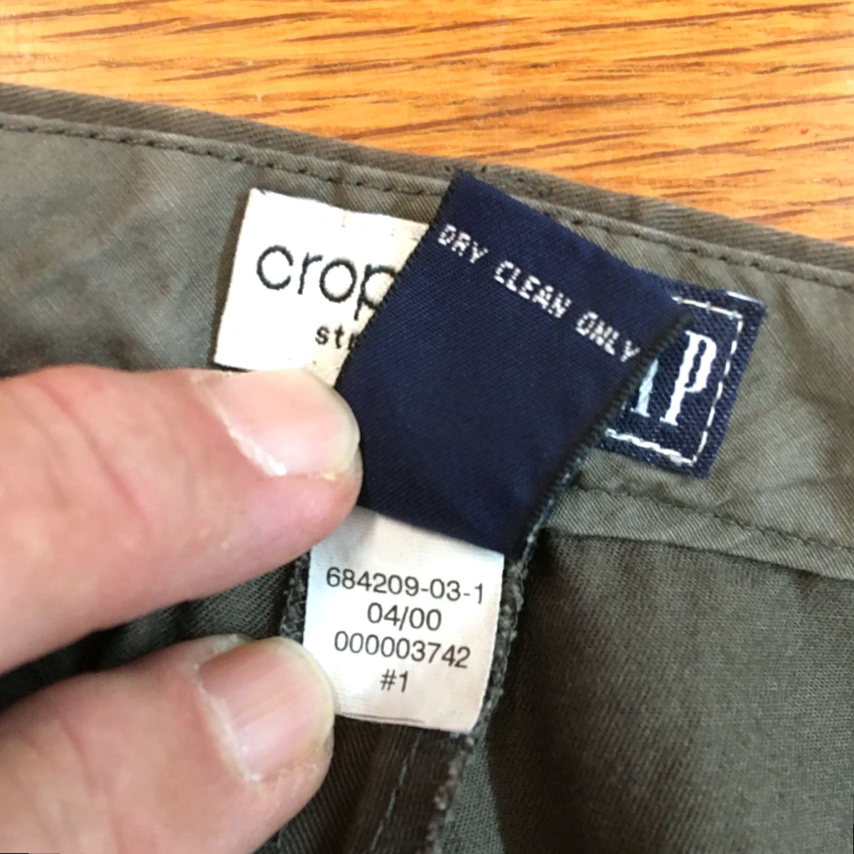 Gap Gap Womens Casual Regular Cropped Stretch Brown Dress Pants Size 12 Size 34" / US 12 / IT 48 - 4 Thumbnail