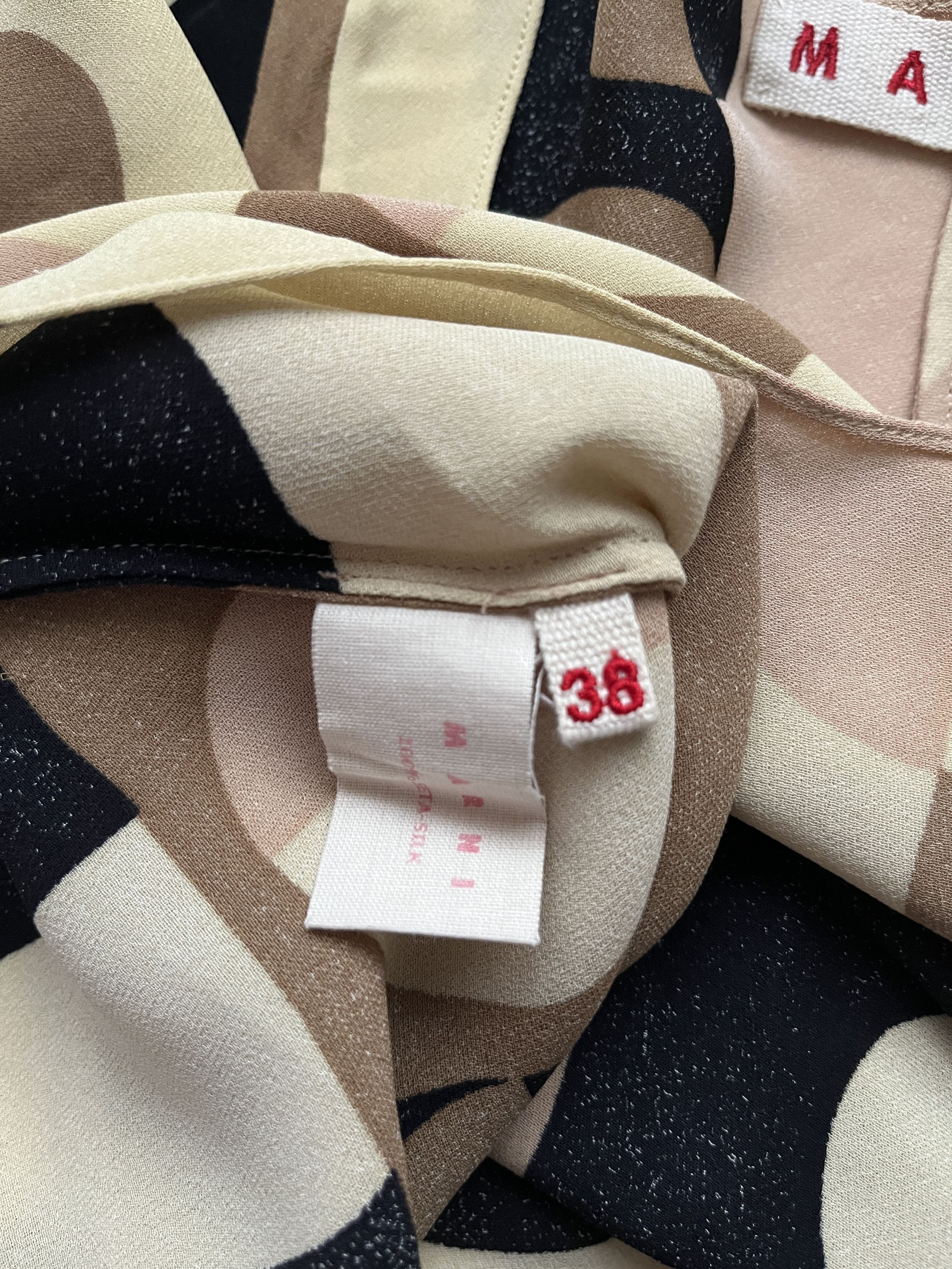 Marni ⚡️QUICK SALE⚡️Marni Geometrical Patterned Silk Blouse Size M / US 6-8 / IT 42-44 - 4 Thumbnail