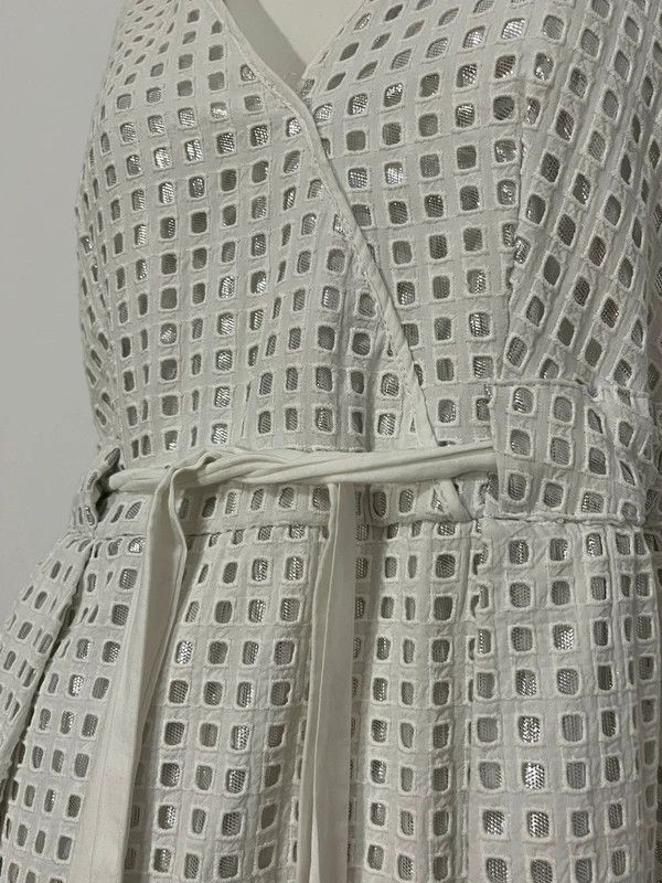 Calvin Klein Calvin Klein white cotton midi dress Size M / US 6-8 / IT 42-44 - 3 Thumbnail