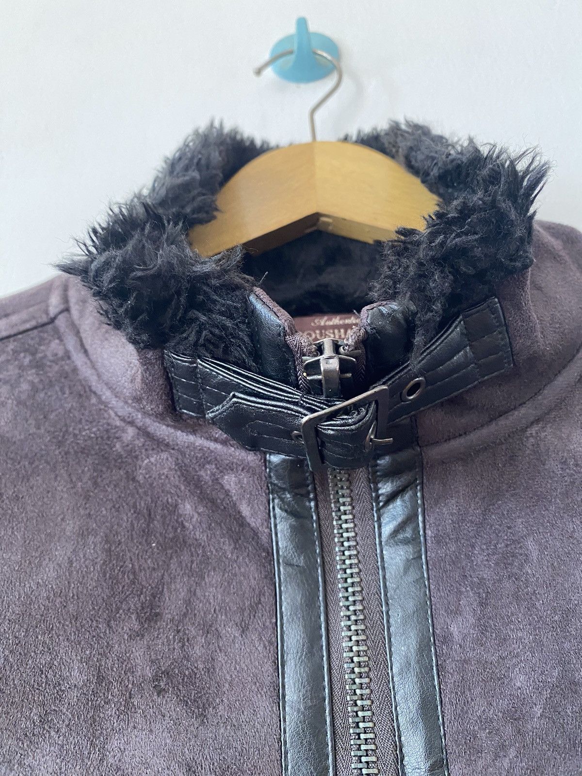 14th Addiction × If Six Was Nine × In The Attic Japanese Brand Roushatte Suede Sherpa Jacket Size US M / EU 48-50 / 2 - 5 Thumbnail