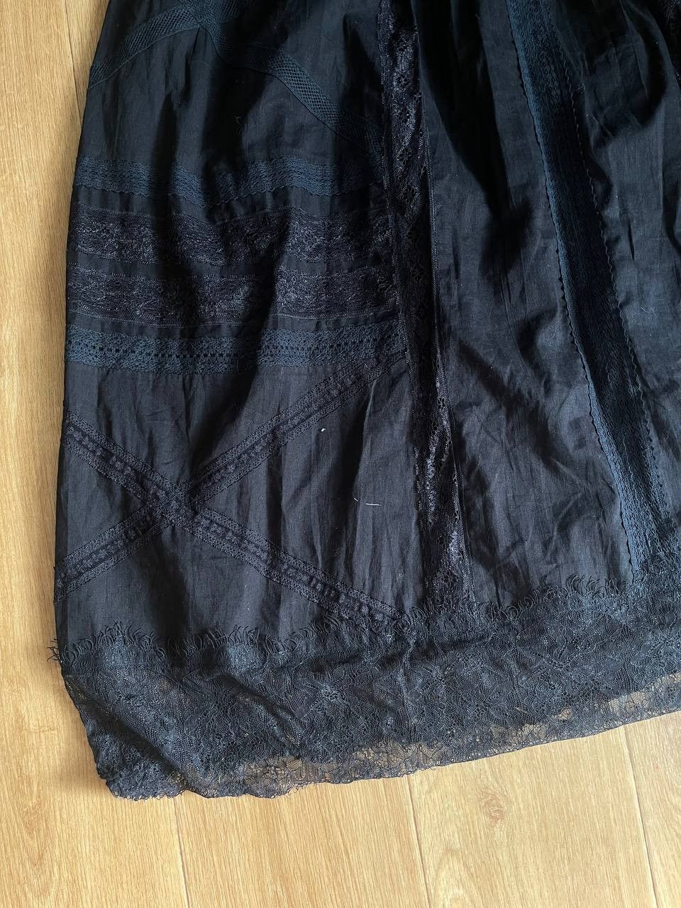 Diesel Vintage Diesel Black Avant Garde Maxi Skirt Size 27" / US 4 / IT 40 - 4 Thumbnail