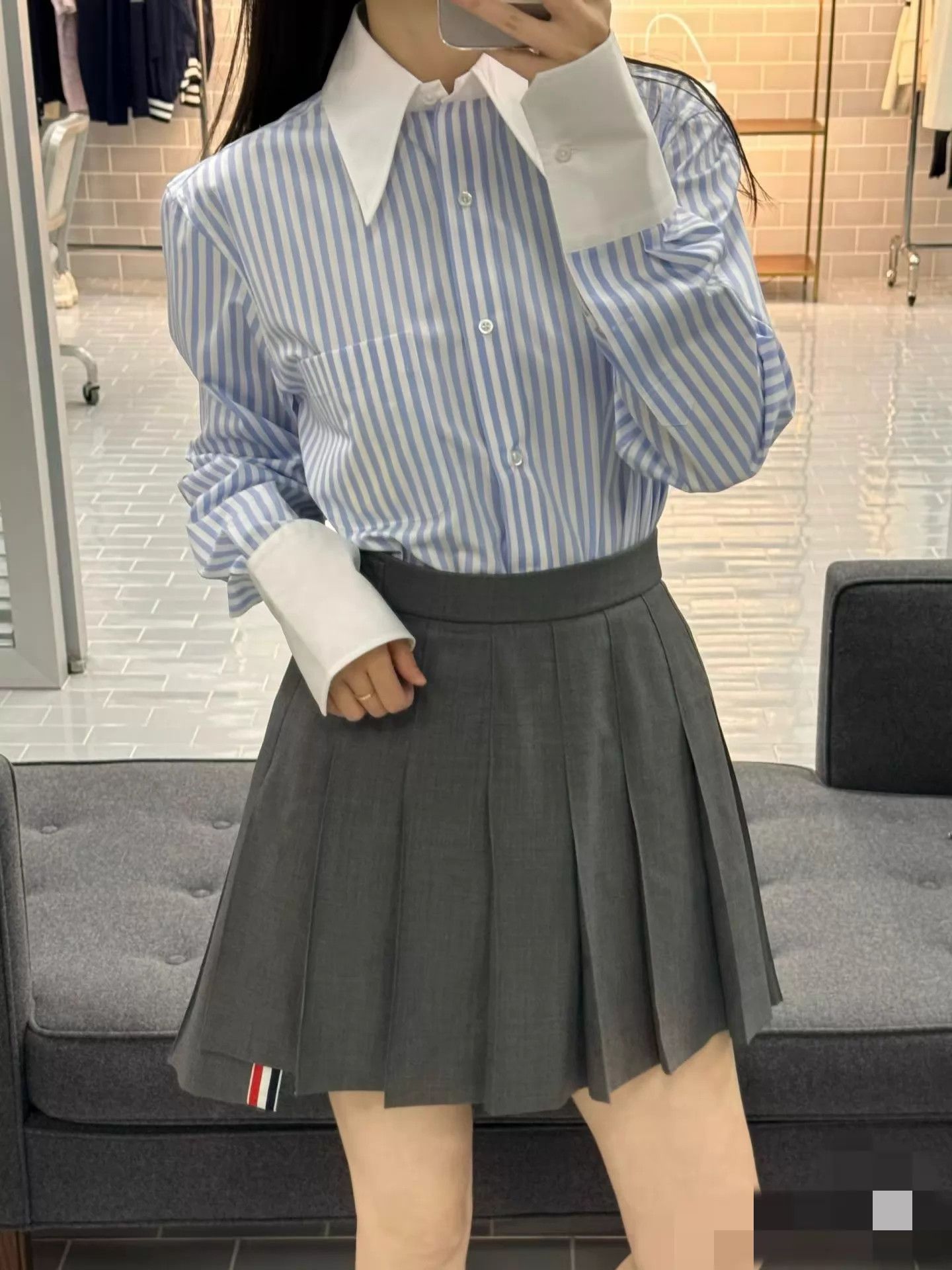 Celine Celine Striped Shirt 38 New With Tags Authentic Size XS / US 0-2 / IT 36-38 - 7 Thumbnail