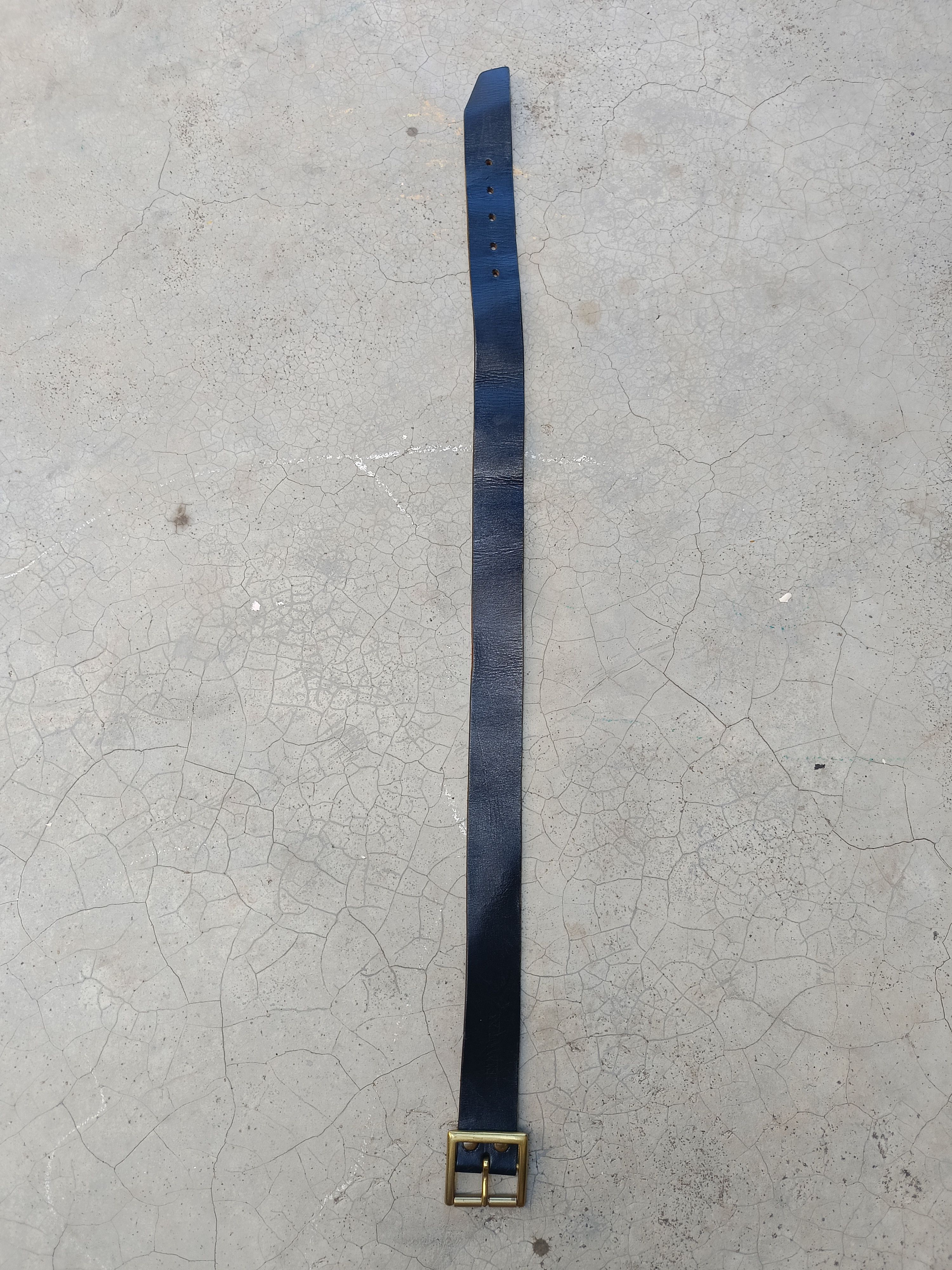Edwin EDWIN VINTAGE LEATHER BELT Size 28 - 4 Thumbnail