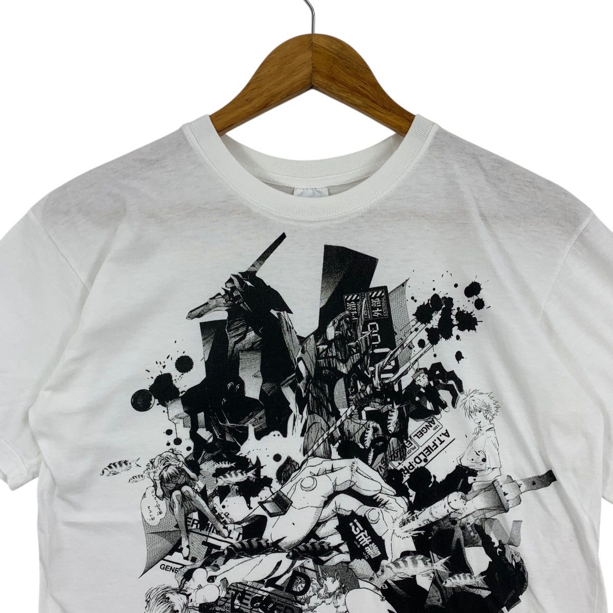 Anime × Japanese Brand EVANGELION Full character line up tee Size US S / EU 44-46 / 1 - 2 Thumbnail