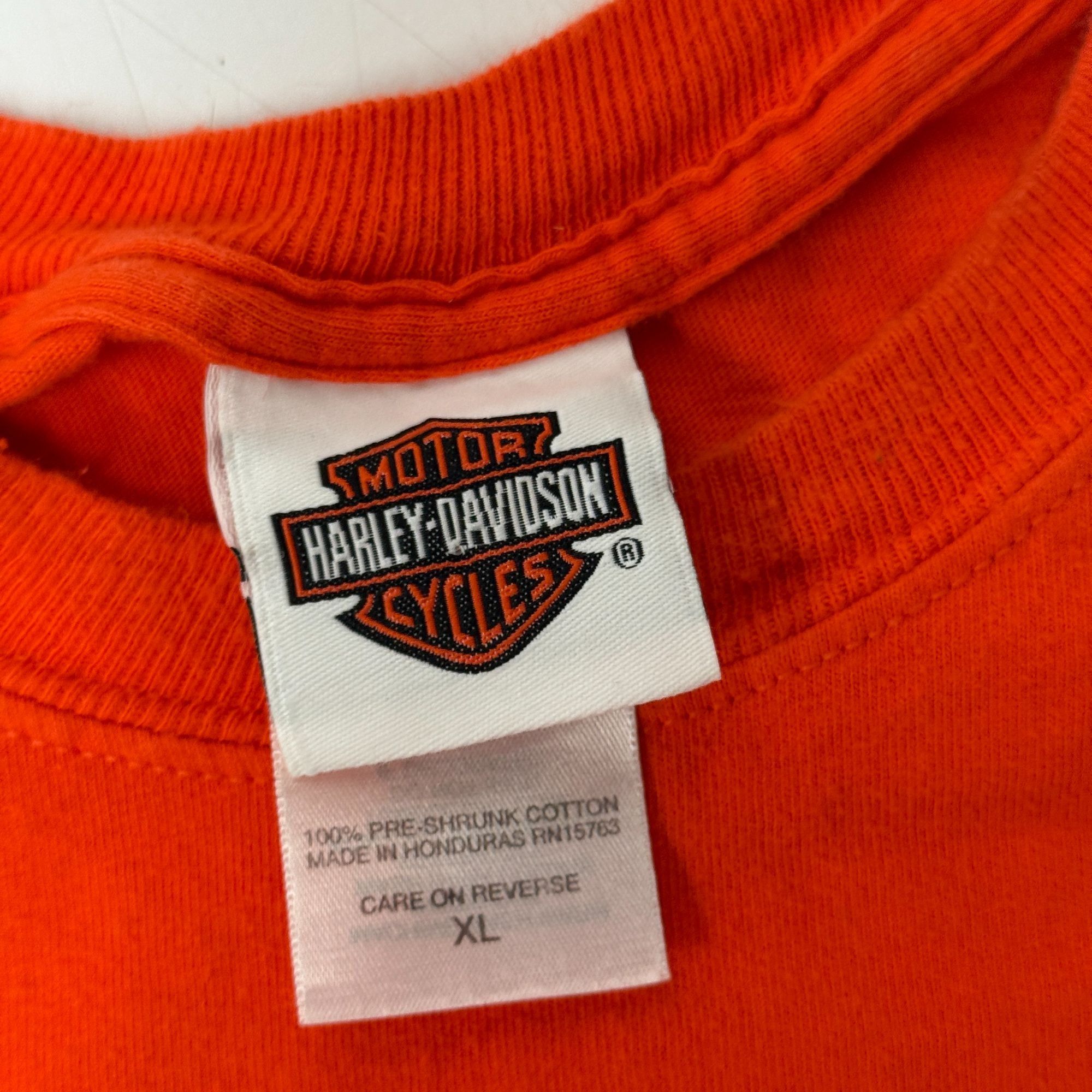 Harley Davidson SMOKEY MOUNTAINS I Rode The DRAGON Motorcycle Biker T Shirt Size US XL / EU 56 / 4 - 7 Thumbnail
