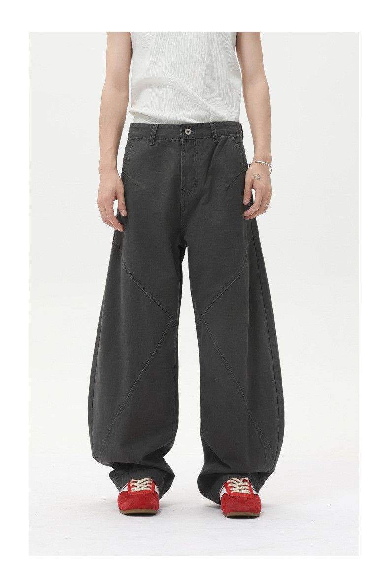 Japanese Brand × Jean American retro loose casual wide-leg scimitar pants Size US 32 / EU 48 - 1 Thumbnail