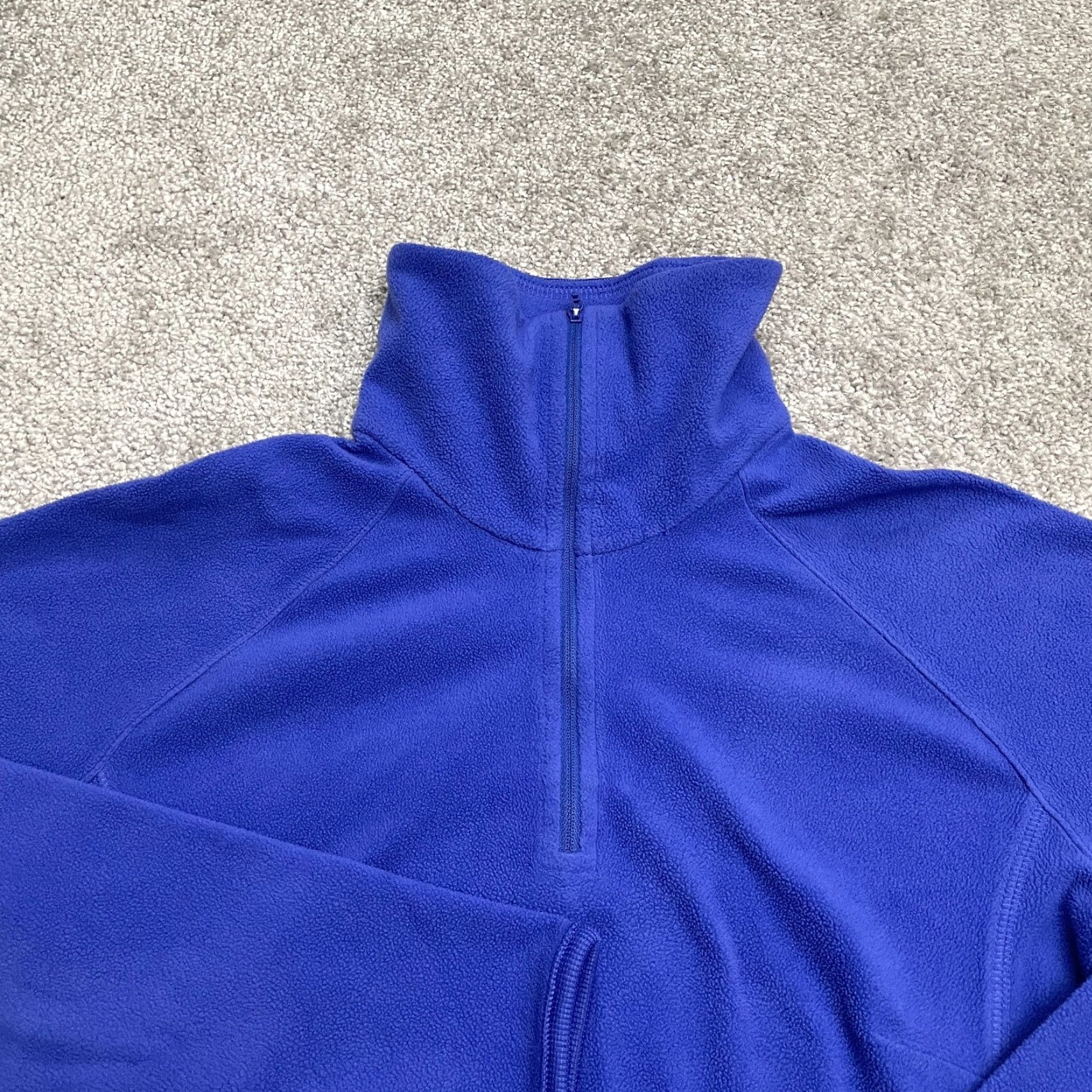 Vintage Columbia Jacket Womens Small Blue 1/4 Zip Fleece Lightweight Outdoor Mid-Length Regular Fit Size S / US 4 / IT 40 - 3 Thumbnail