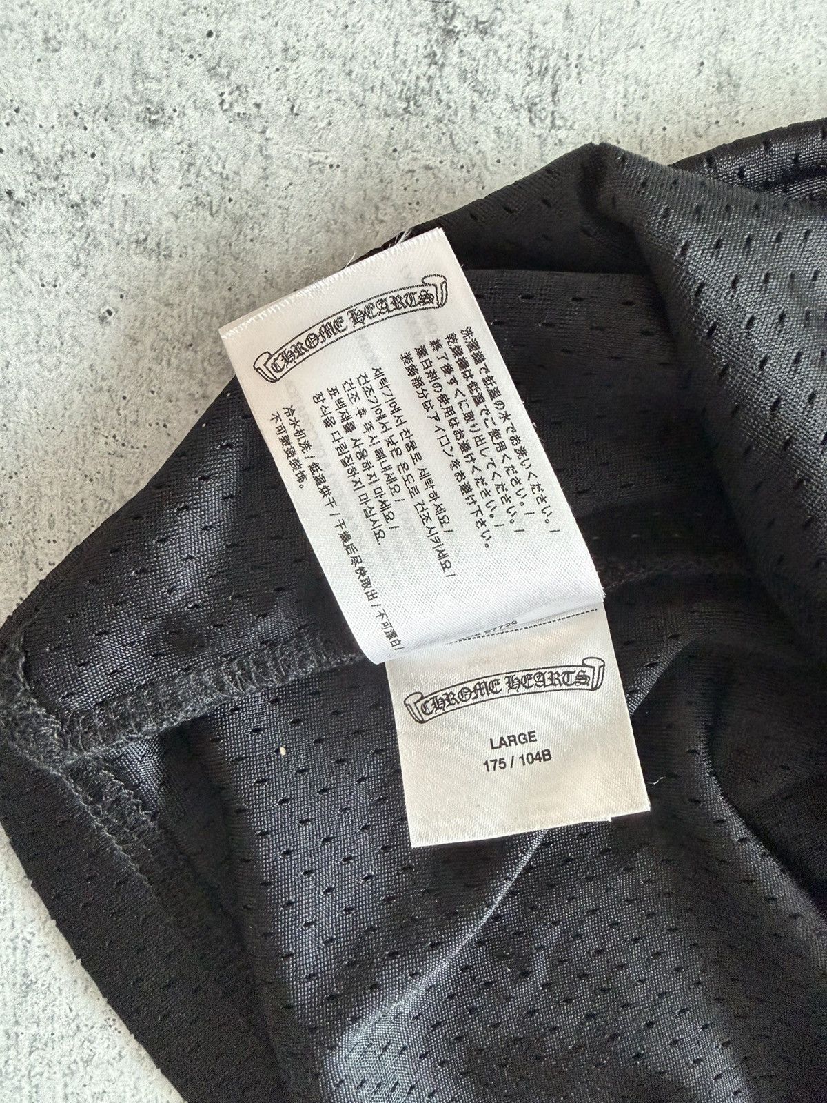 Chrome Hearts Chrome Heart Black Longsleeve Mesh Jersey Size US L / EU 52-54 / 3 - 7 Thumbnail