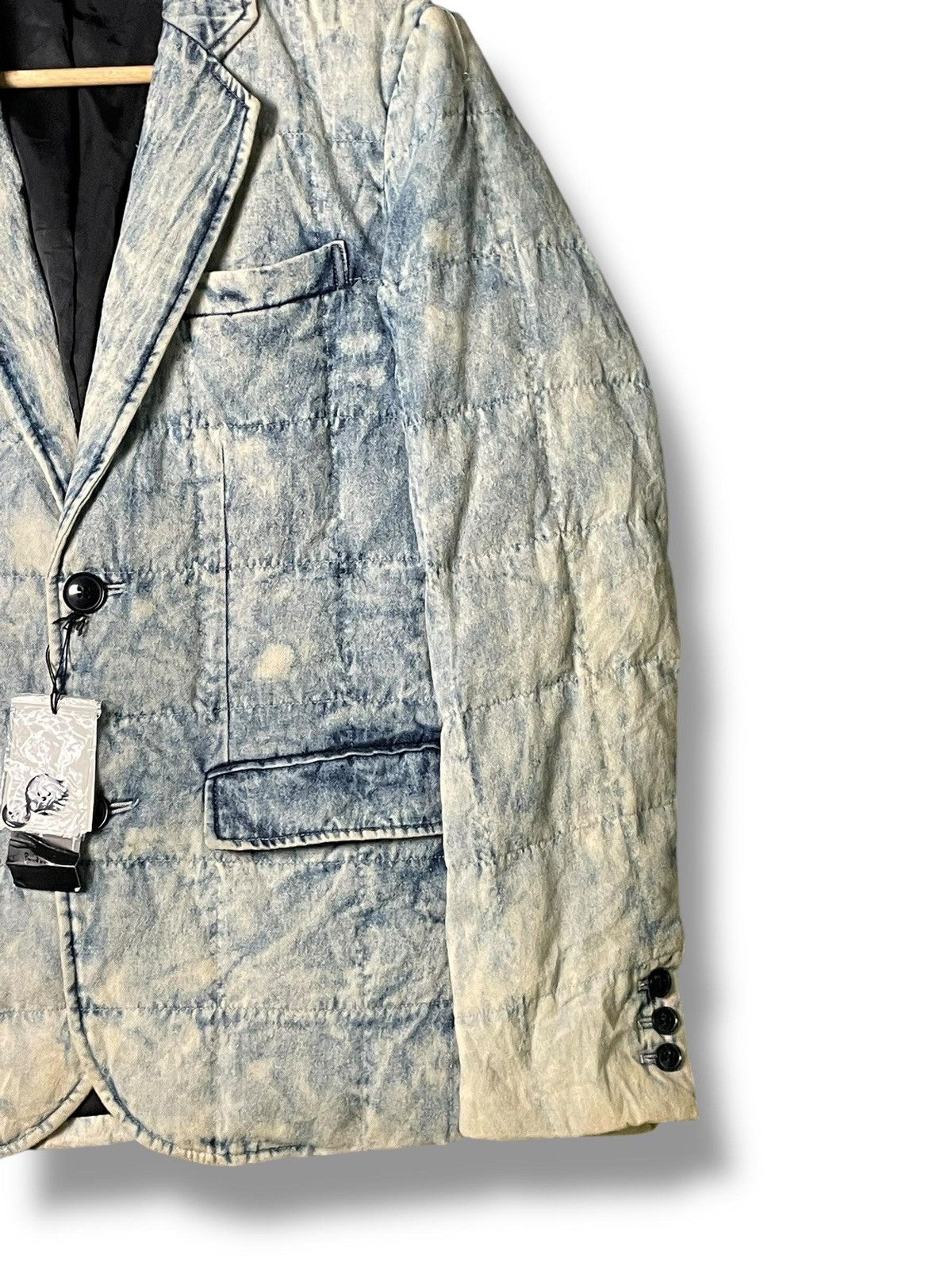 Japanese Brand Cavaria Distressed Denim Jacket (3) Size US XXS / EU 40 - 12 Thumbnail