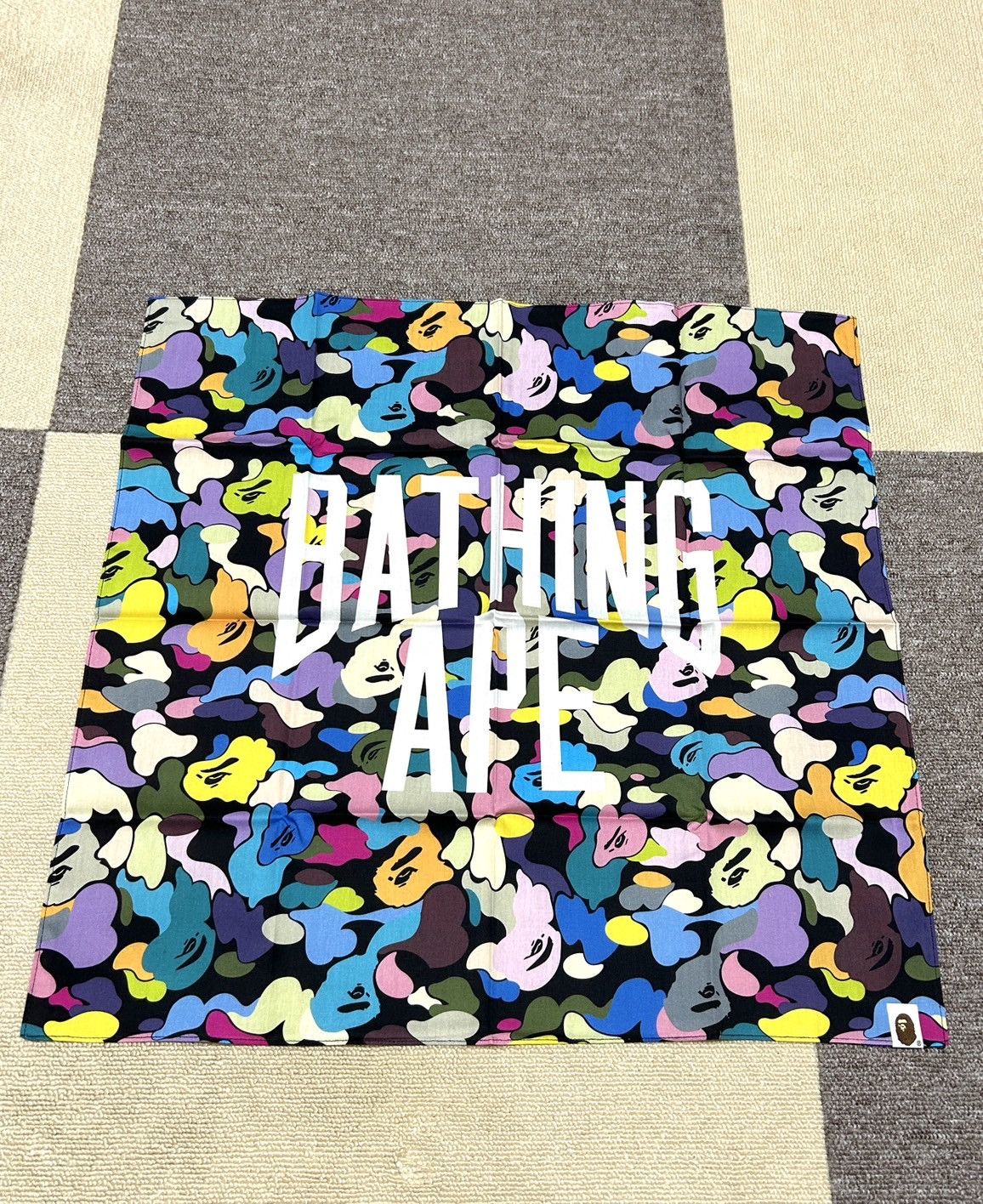 Bape NEW BAPE MULTI CAMO NYC LOGO BANDANA Size ONE SIZE - 4 Thumbnail