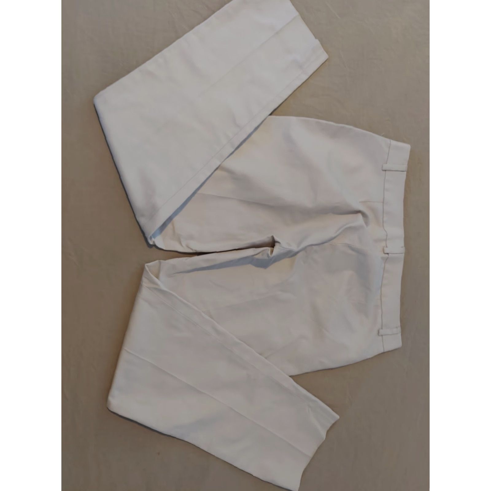 Brooks Brothers Womens Brooks Brothers Khaki Dress Pants 2P Petite Slack Chino Trouser Cotton Size 26" / US 2 / IT 38 - 7 Thumbnail